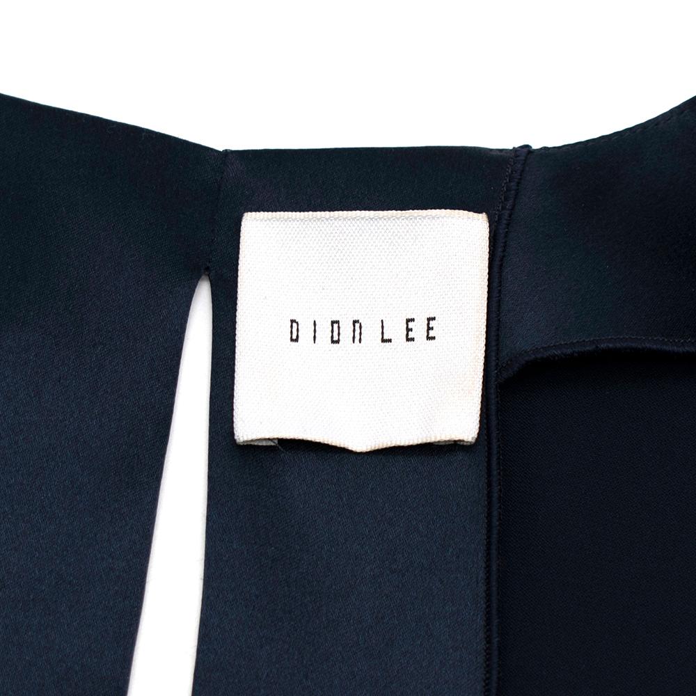 dion lee navy dress