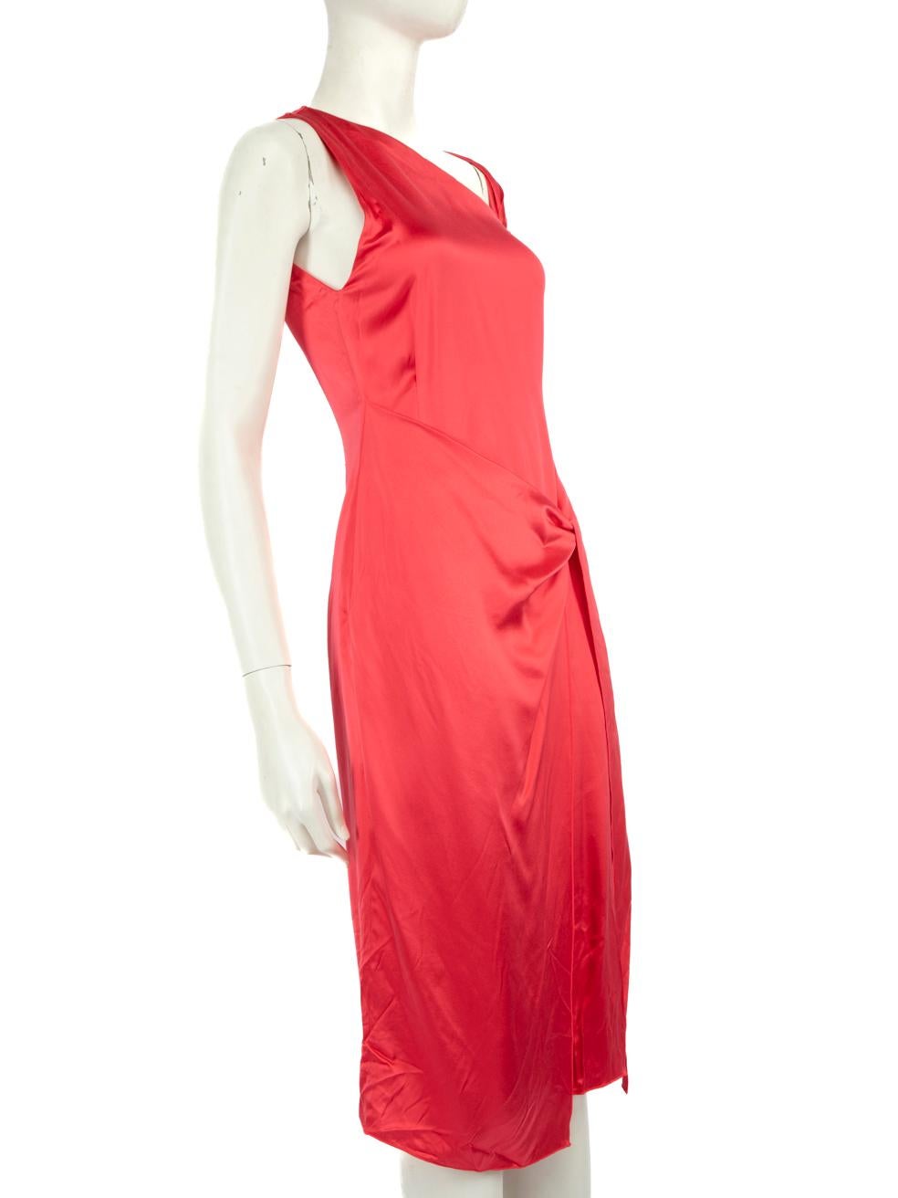 CONDITION is Very good. Minimal wear to the dress is evident. There is a small pull to the weave at the back of the dress on this used Dion Lee designer resale item.
  
  
  
  Details
  
  
  Pink
  
  Silk
  
  Dress
  
  Midi
  
  Sleeveless
  
 