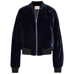 Dion Lee Velvet Bomber Jacket