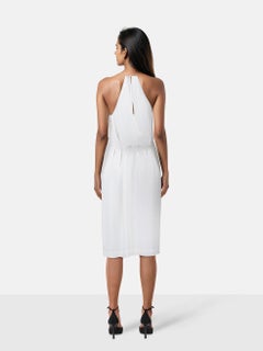 Dion Lee White Sleeveless Midi Dress Size S
