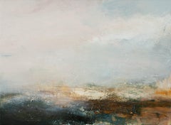 Birds Are Calling, Contemporary, Semi-Abstract, Landscape, Nature, Oil, Impasto