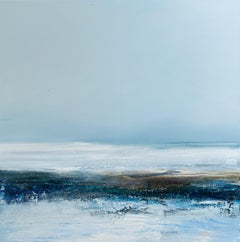 Open Sea, contemporary, semi-abstract, landscape, seascape, nature, oil painting