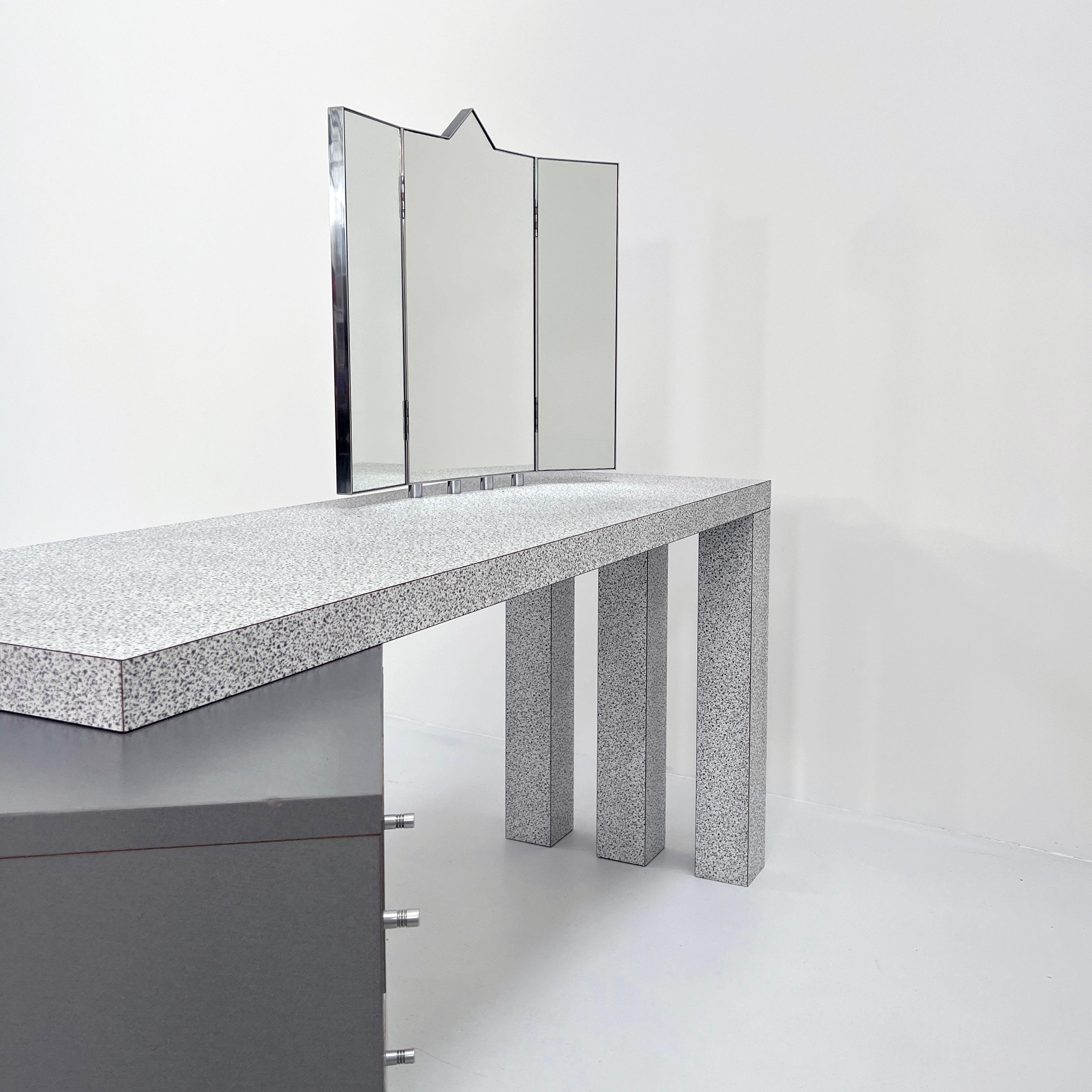Metal Dione Dressing Table by Antonia Astori for Driade, 1980s