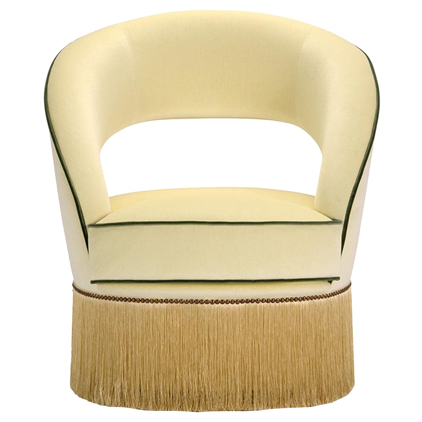 Dione Light White Armchair