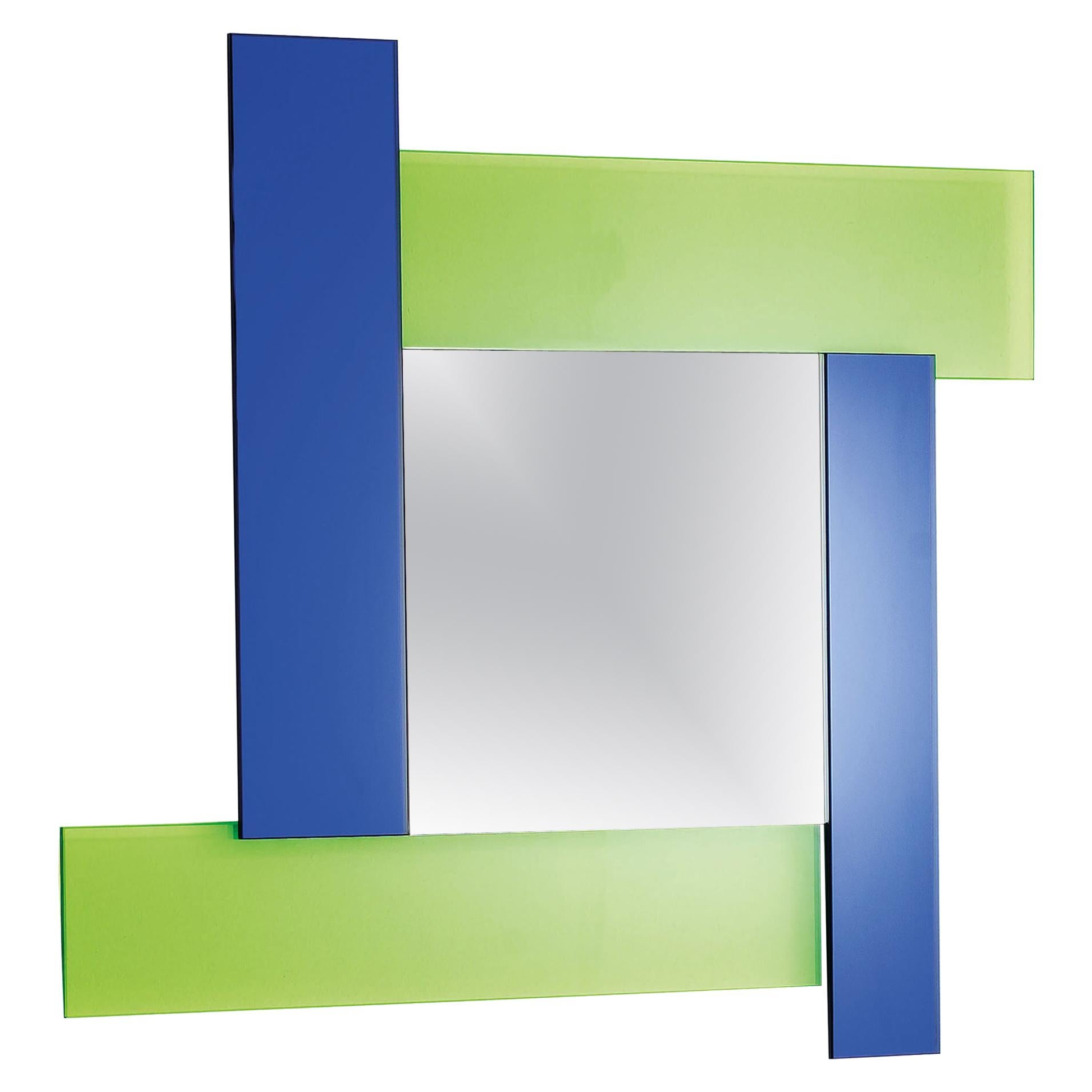 Gli Specchi Di Dioniso 02 Wall Mirror, by Ettore Sottsass for Glas Italia