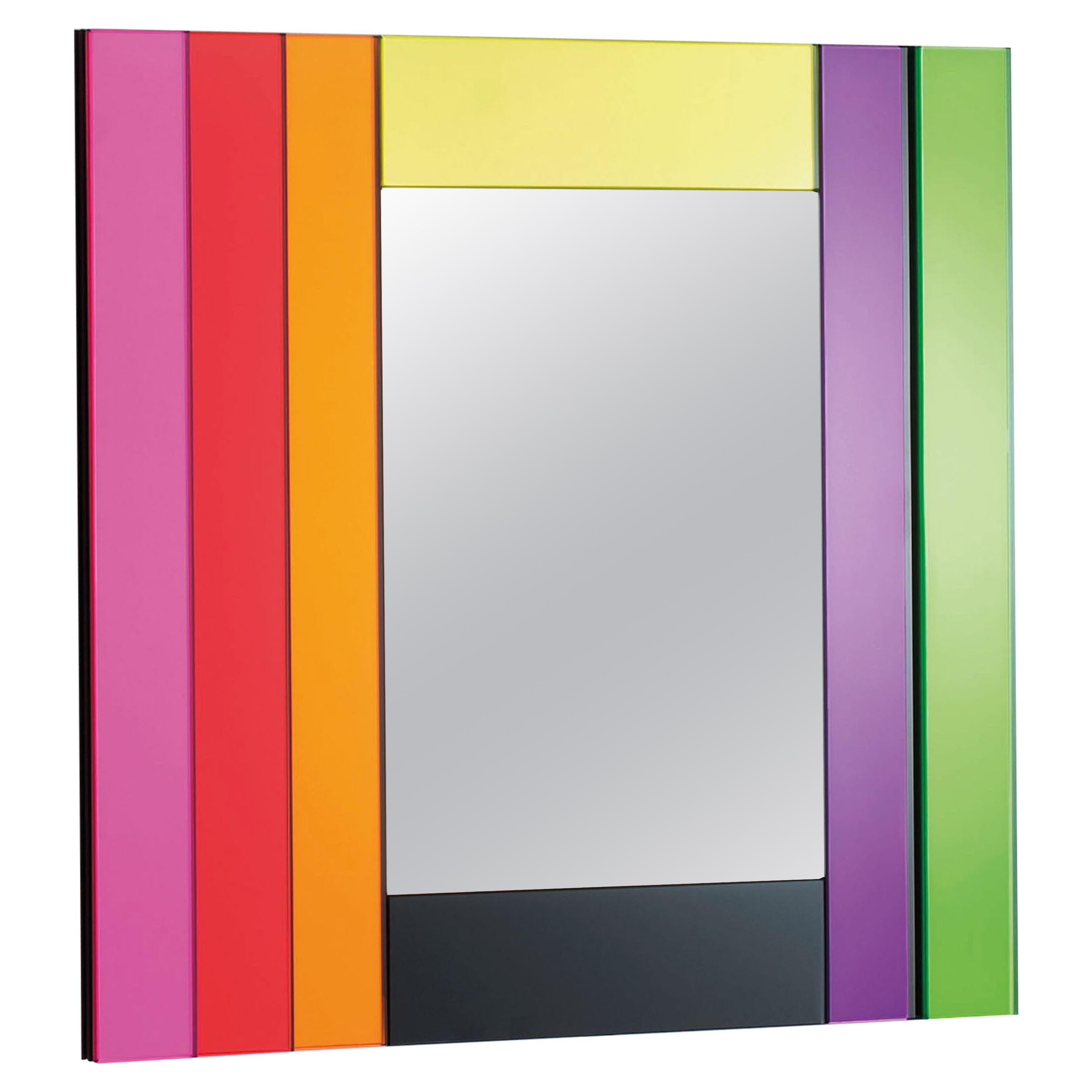 Gli Specchi Di Dioniso 3 Wall Mirror by Ettore Sottsass for Glas Italia IN STOCK For Sale