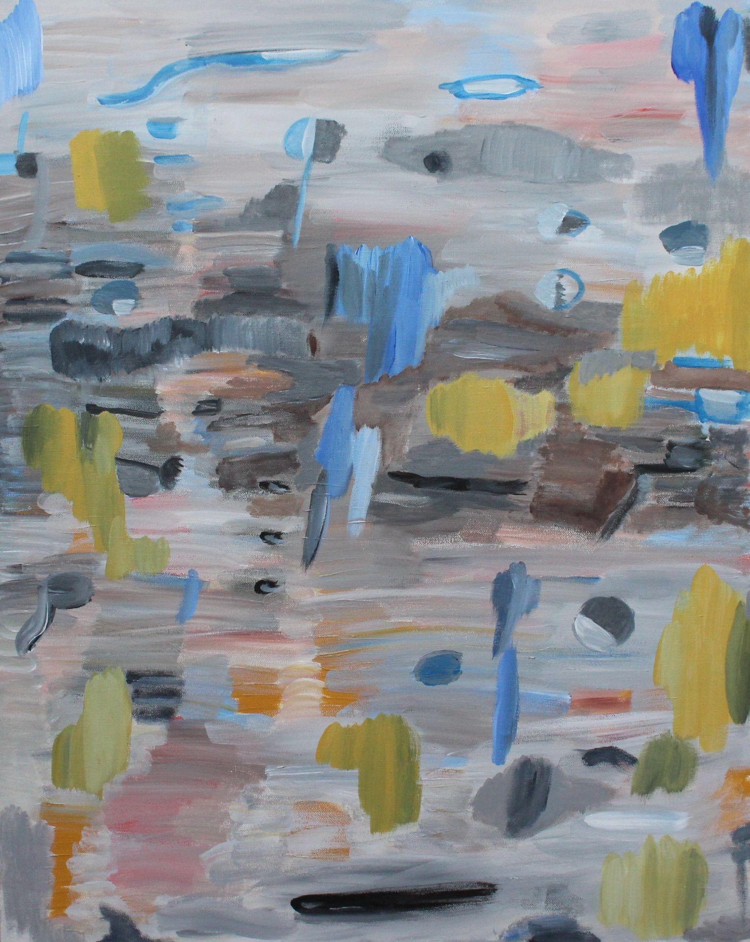 Abstract Painting de Dionysios Maravegias - todas estas cosas, Pintura, Acrílico sobre lienzo