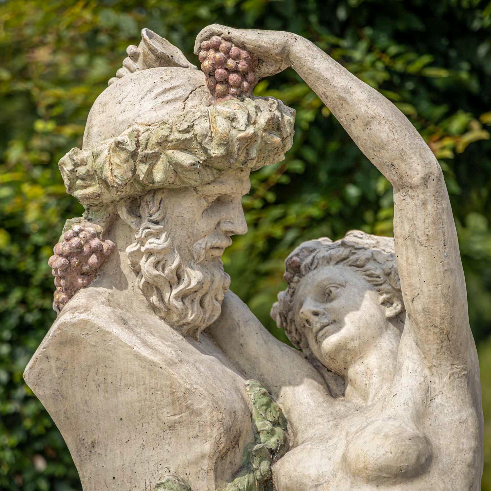 Groupe Dionysos en sculpture de jardin, 20e siècle Bon état - En vente à Greding, DE