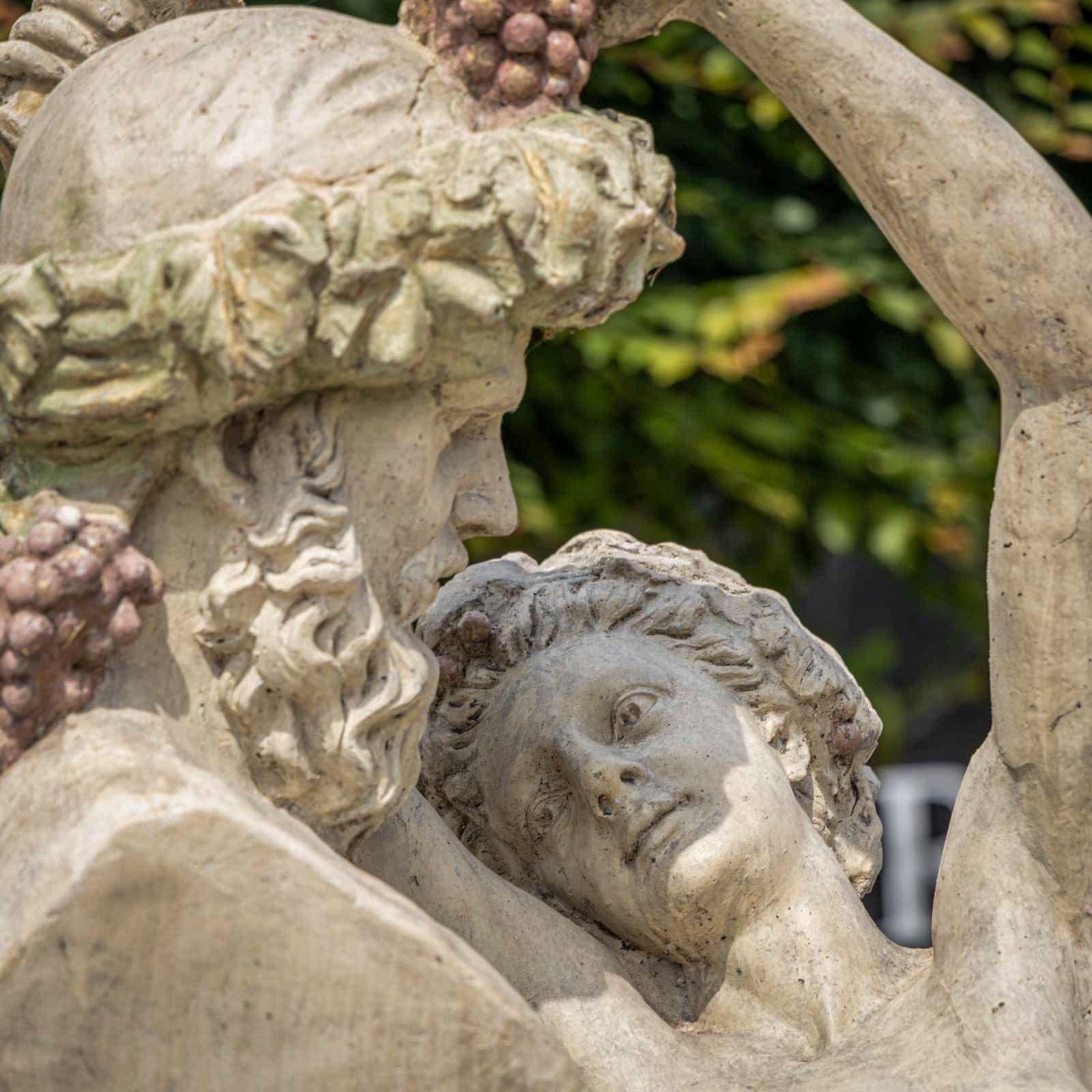 20ième siècle Groupe Dionysos en sculpture de jardin, 20e siècle en vente