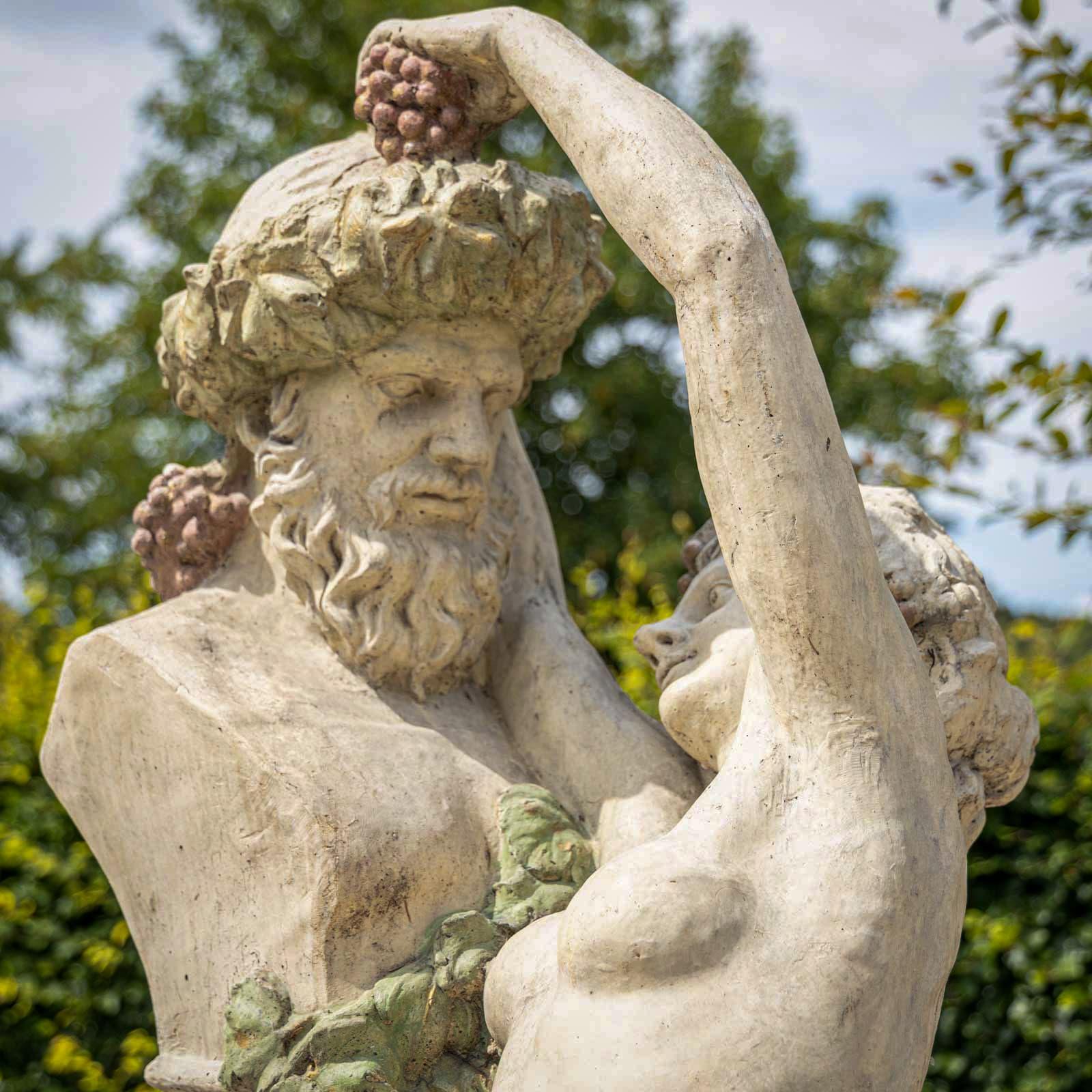 Groupe Dionysos en sculpture de jardin, 20e siècle en vente 2