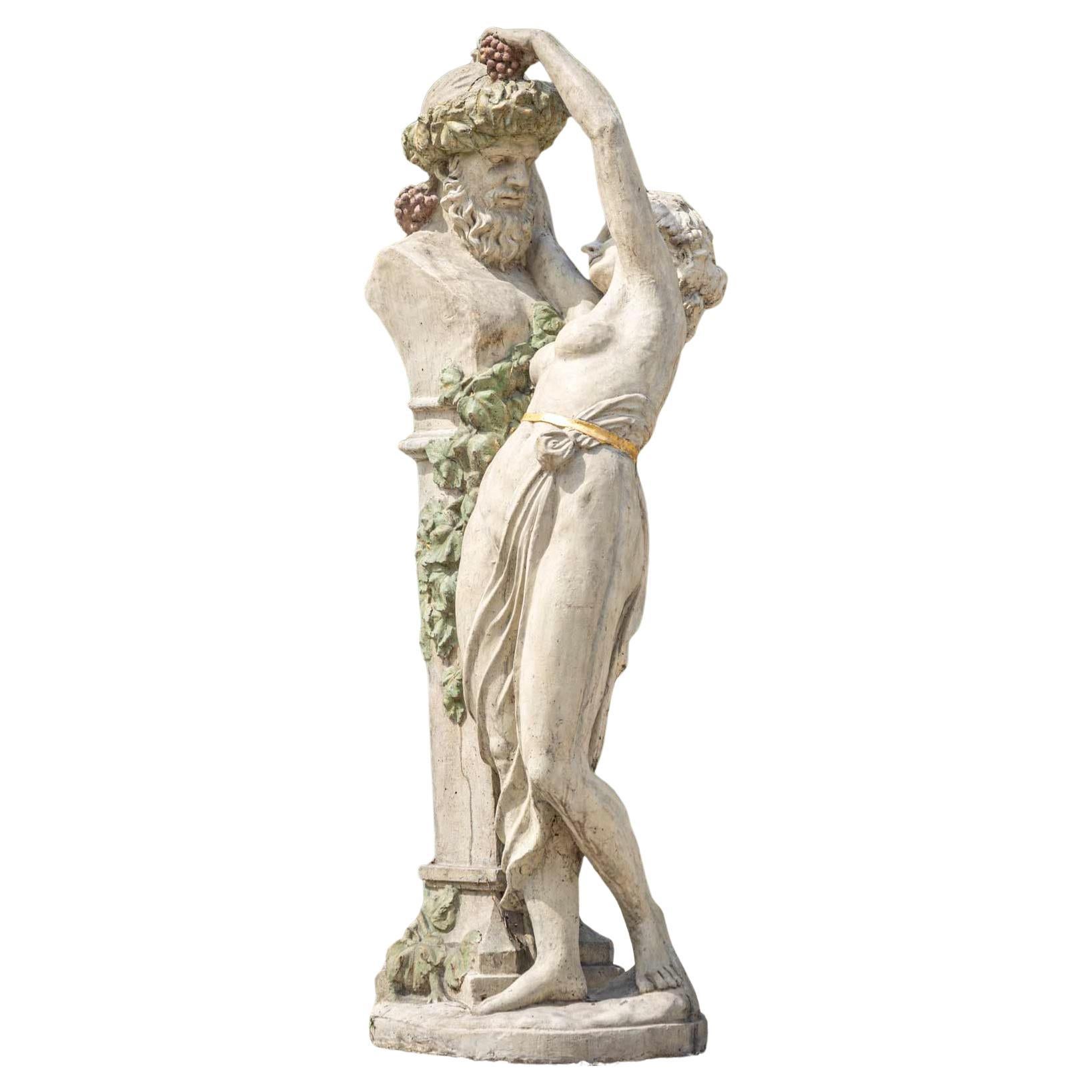 Dionysus-Gruppe als Gartenskulptur, 20. Jahrhundert