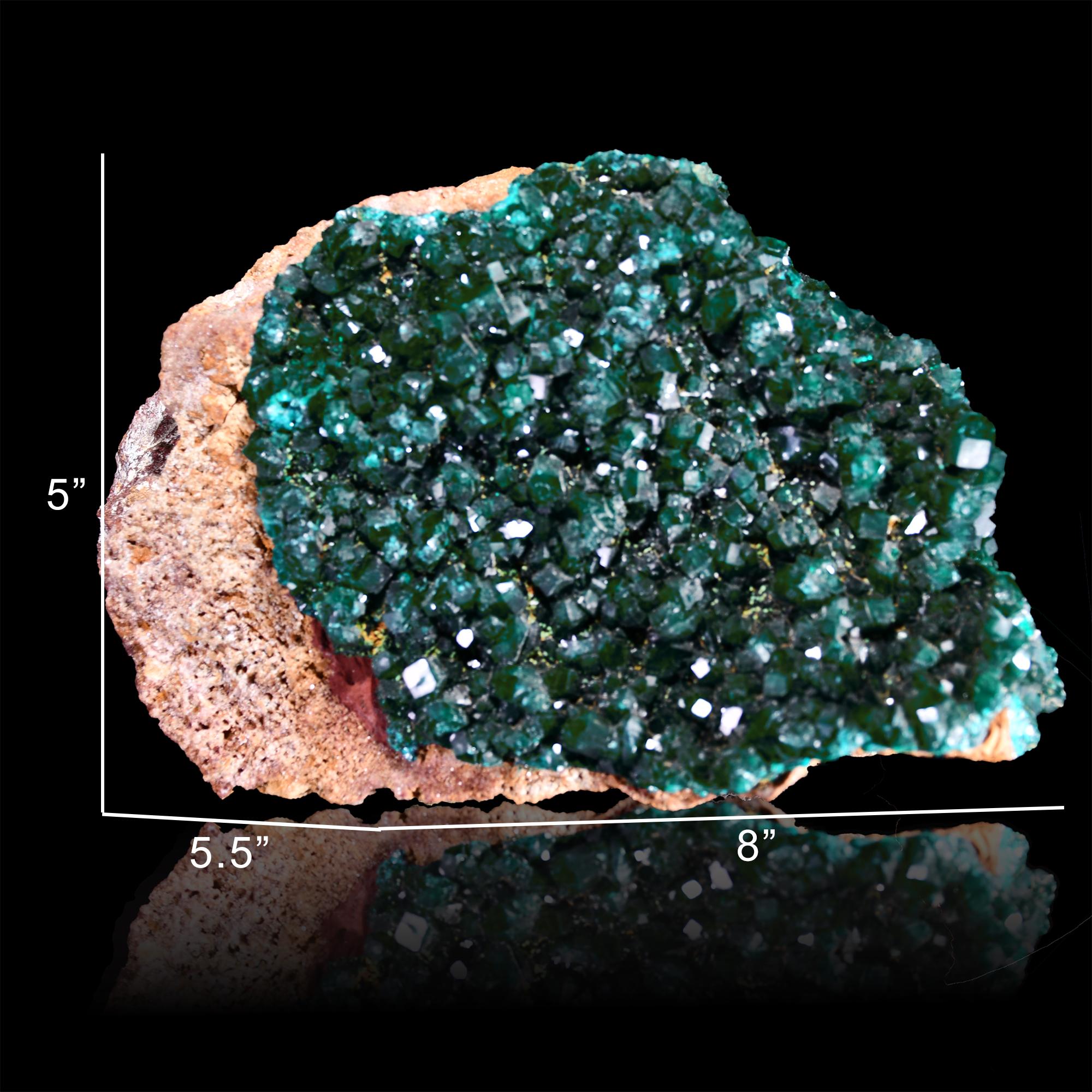 Rock Crystal Dioptase For Sale