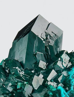 Dioptase, Omaue Mine, Kaokoveld Plateau, Kunene Region, Namibia
