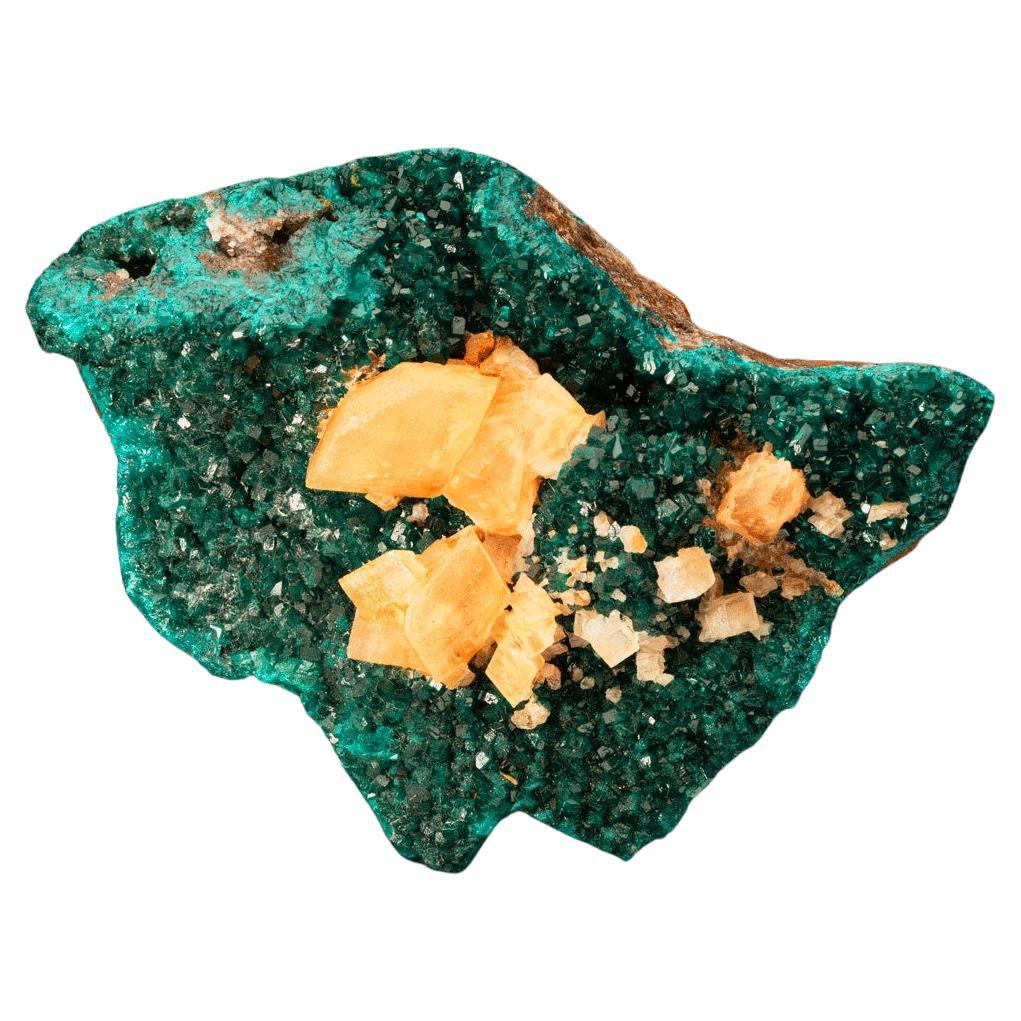 Dioptase with Calcite // 10 Lb. For Sale