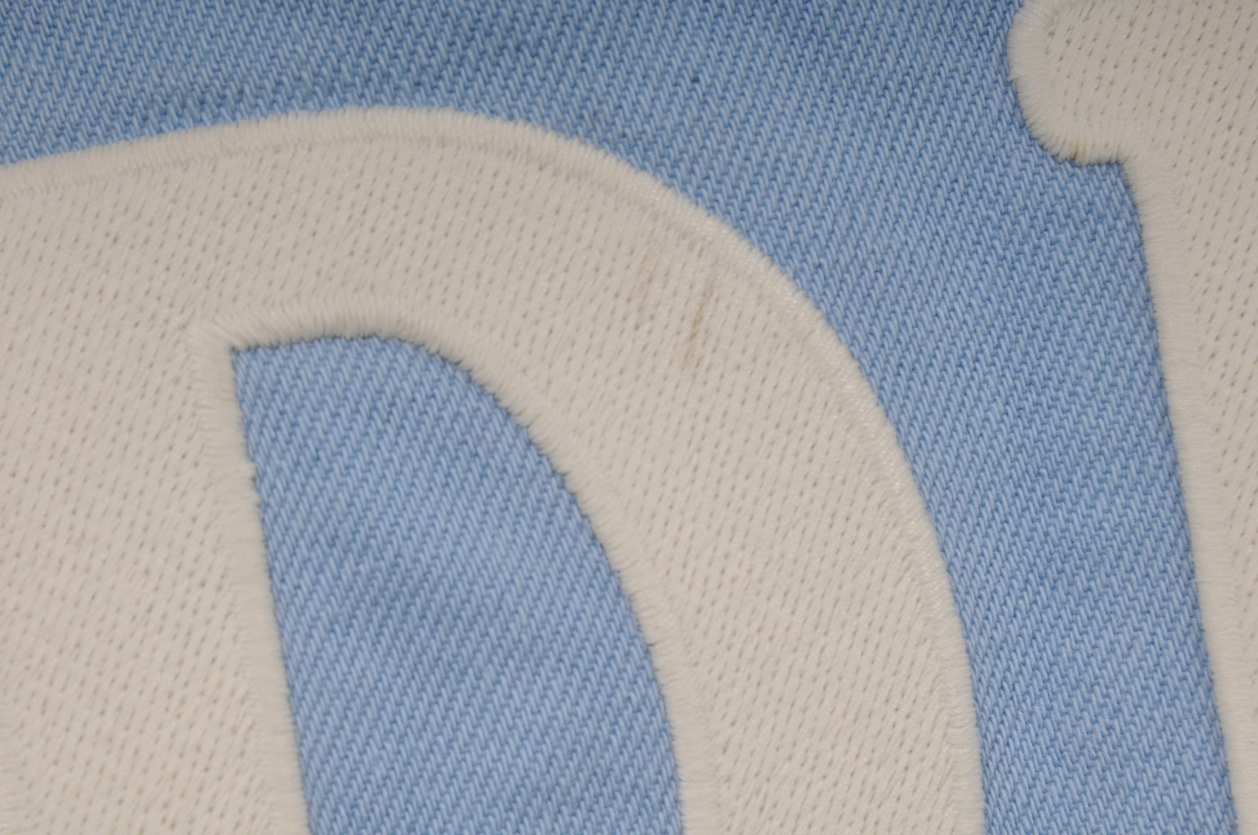 Dior 1947 Logo Denim Jacket 48 Medium Hellblau Weiß Baumwolle Pocket Jean Coat im Angebot 1