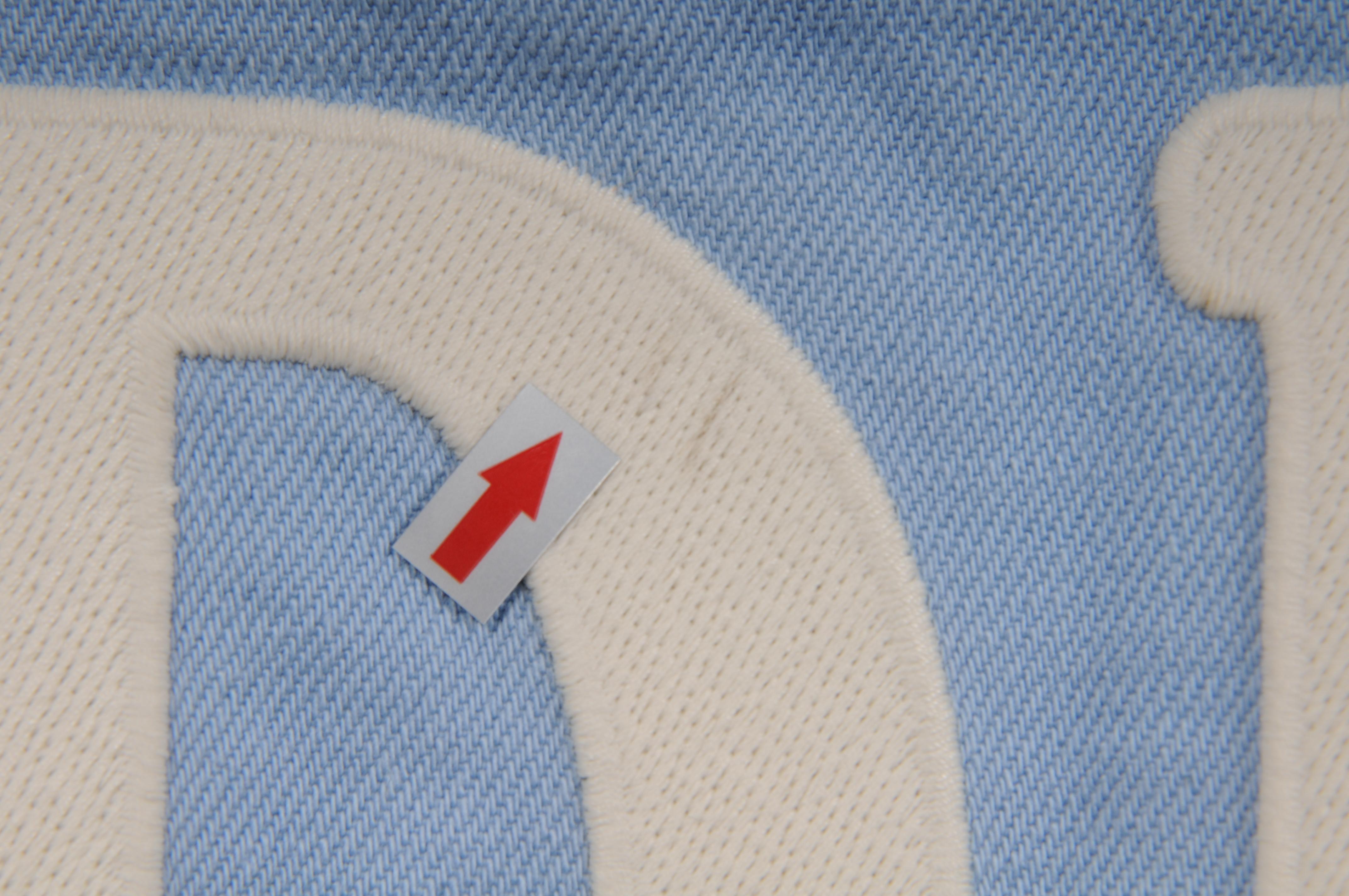 Dior 1947 Logo Denim Jacket 48 Medium Hellblau Weiß Baumwolle Pocket Jean Coat im Angebot 2