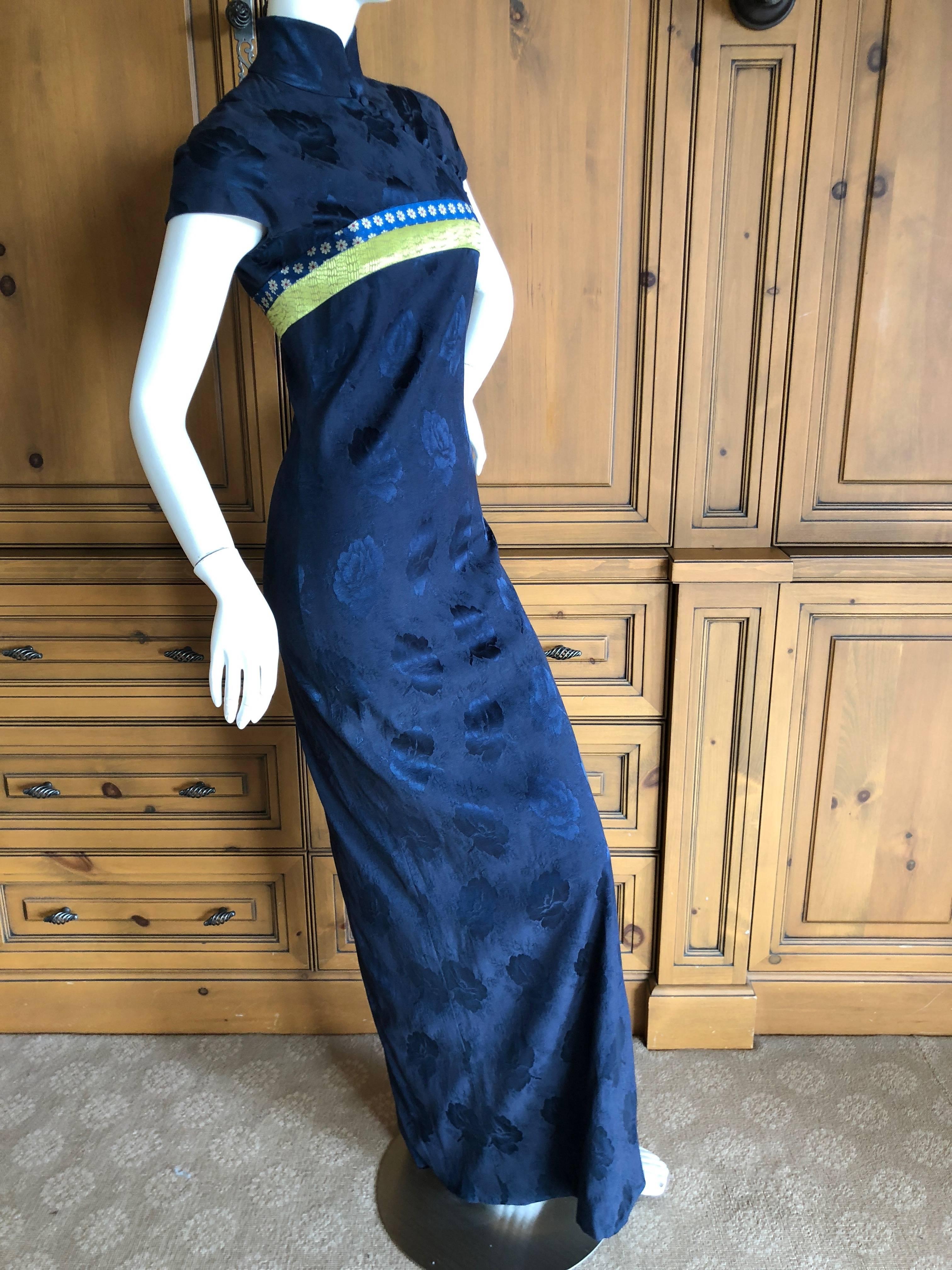 Women's Dior by John Galliano Numbered Cheongsam Silk Dress from First Dior Collection 