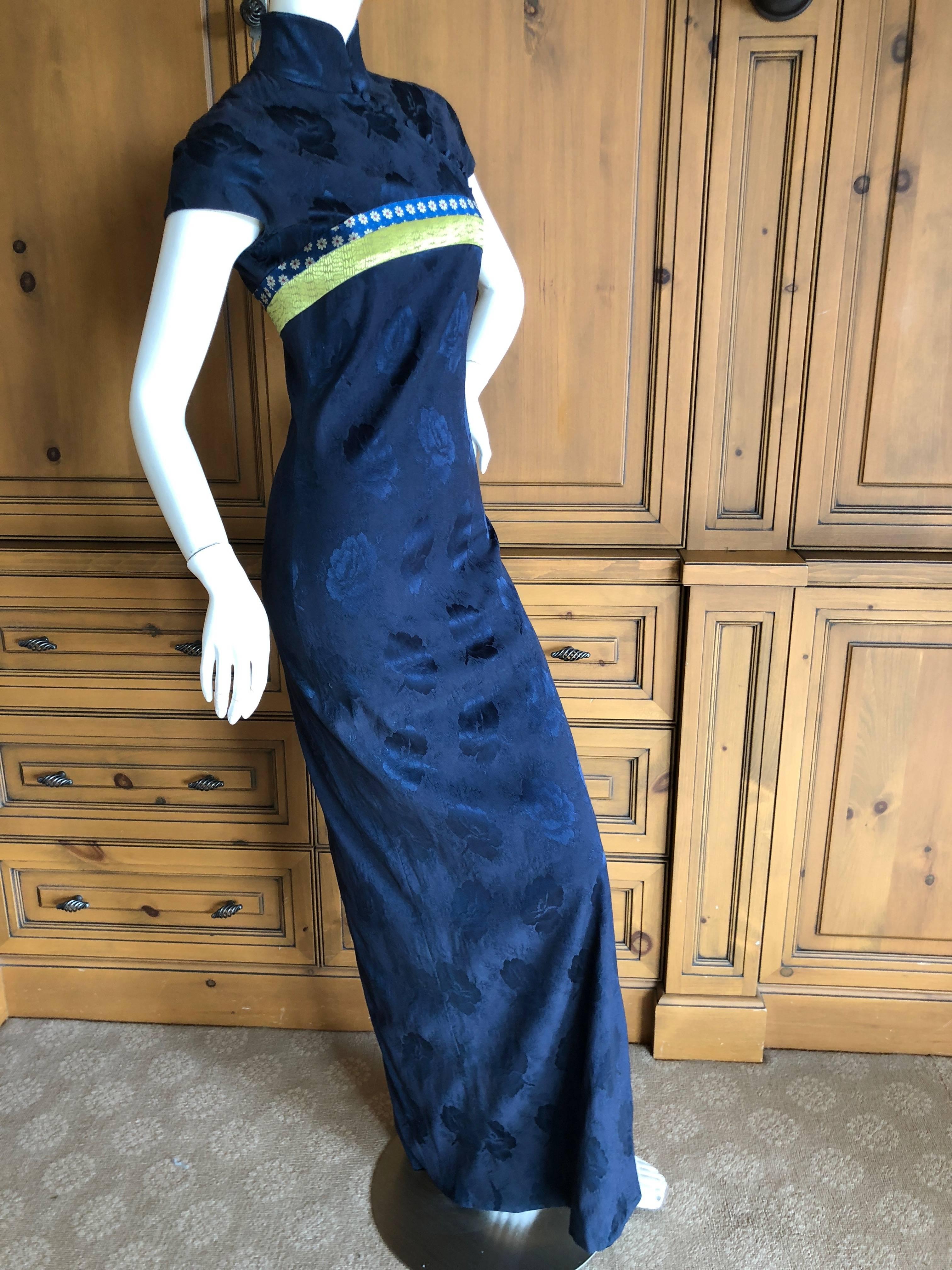 Dior by John Galliano Numbered Cheongsam Silk Dress from First Dior Collection  1