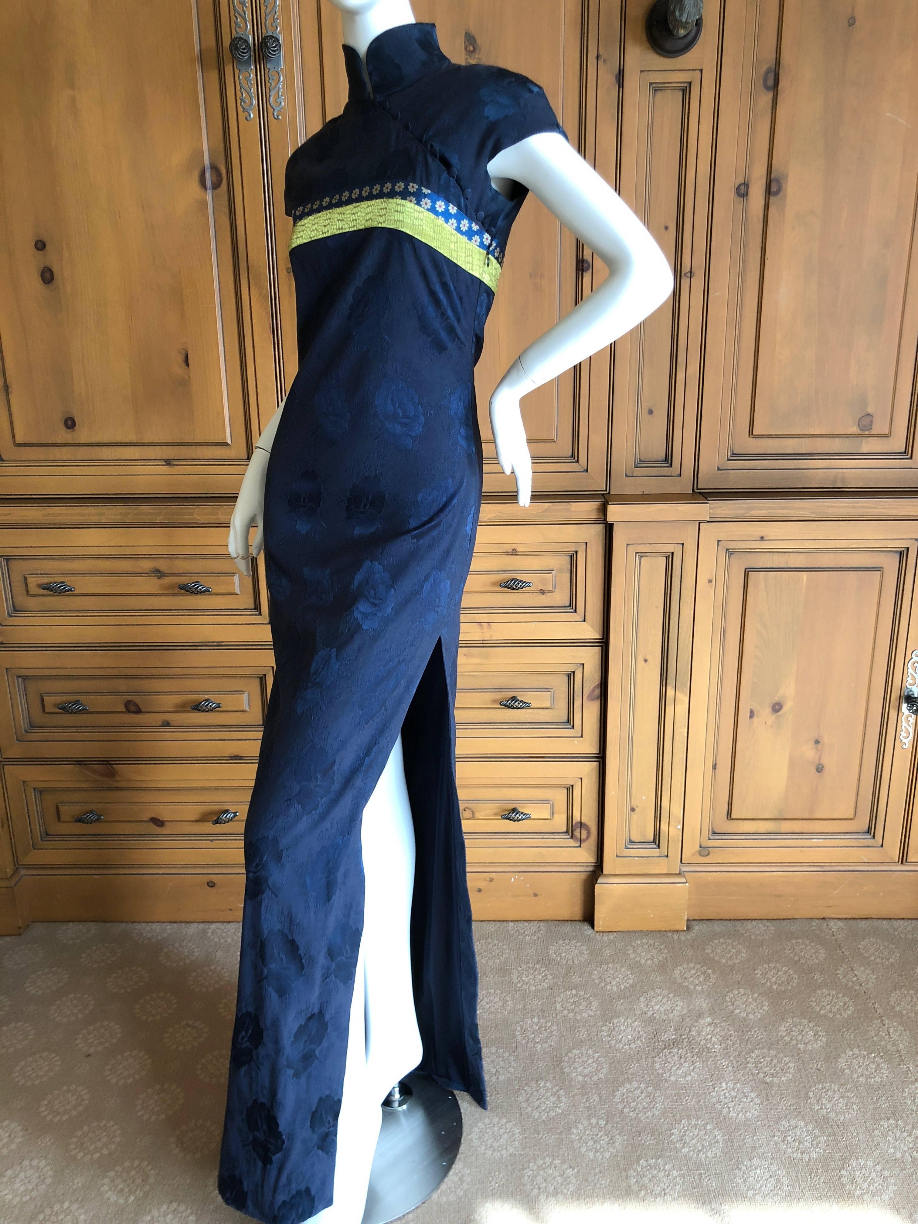 Dior by John Galliano Numbered Cheongsam Silk Dress from First Dior Collection  2