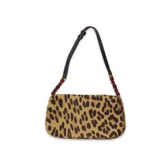 Dior 2000s Malice Leopard Calf Leather BaguetteThe Bag
