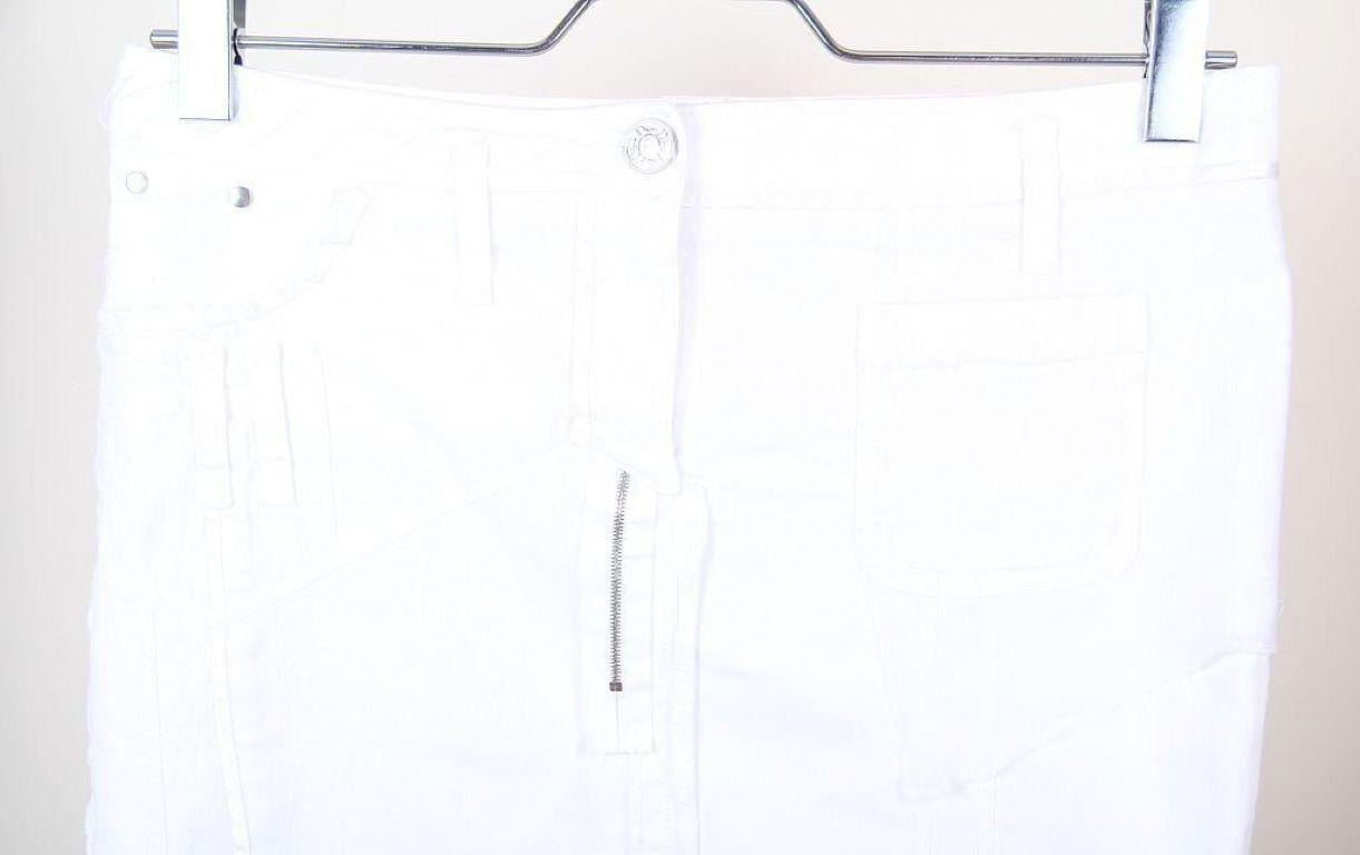 Dior 2006 SS Galliano Denim runway skirt For Sale 2