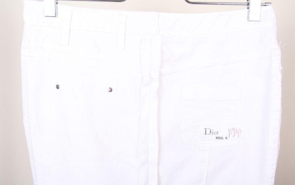 Dior 2006 SS Galliano Denim runway skirt For Sale 4