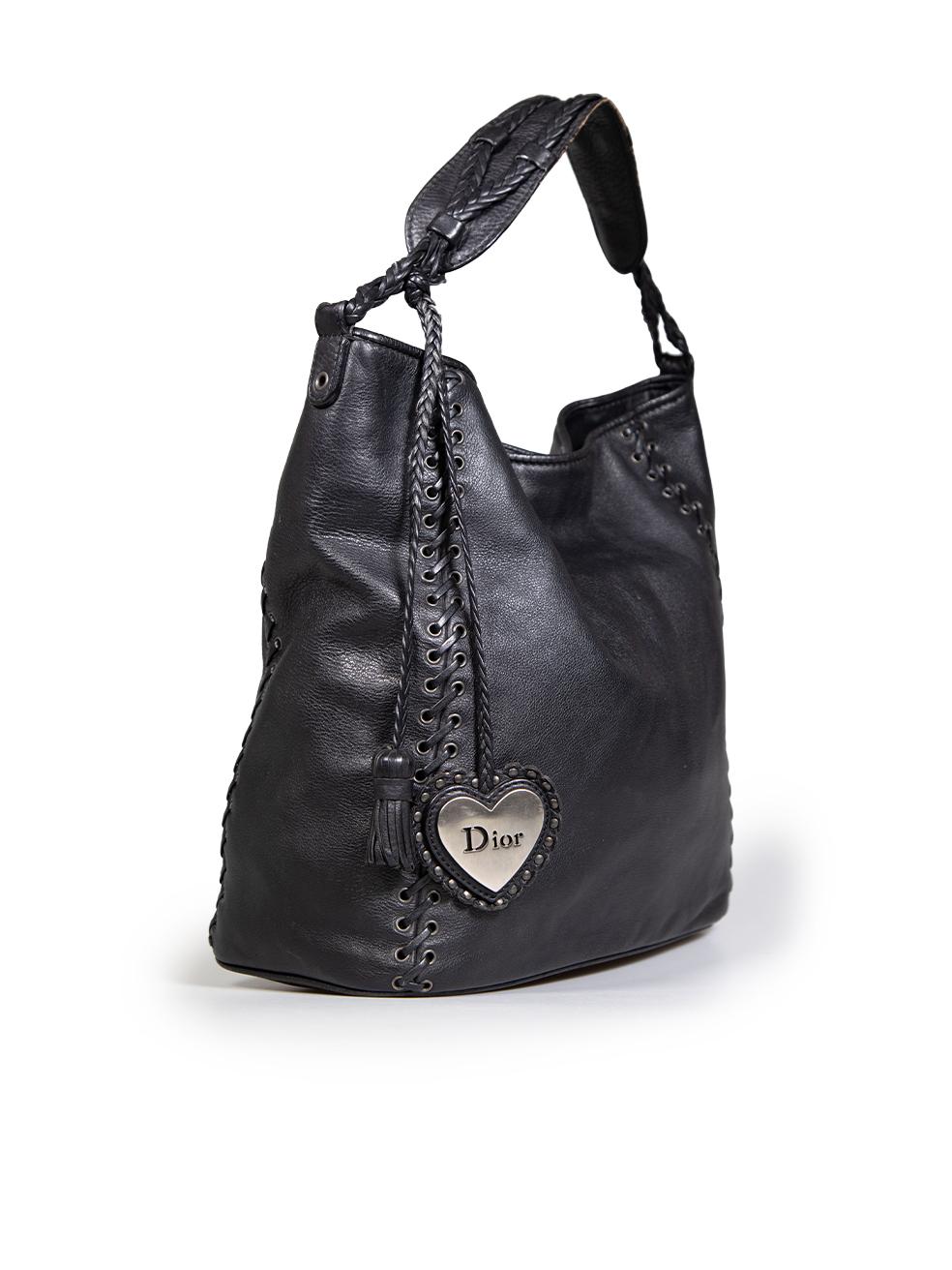 CONDITION is Very good. Minimal wear to bag is evident. Minimal wear to the handle seam and braided tassel with abrasion and discolouration on the front, back and internal leather on this used Dior designer resale item.
 
 
 
 Details
 
 
 Datecode: