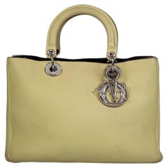 Dior 2013 Yellow Leather Diorissimo Bag