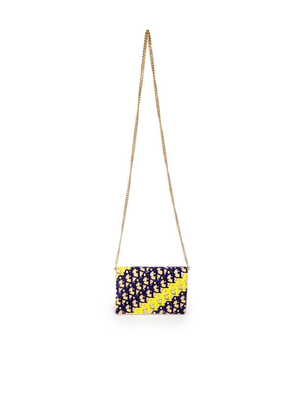 Orange Dior 2016 Velvet Monogram Diorama Crossbody Bag