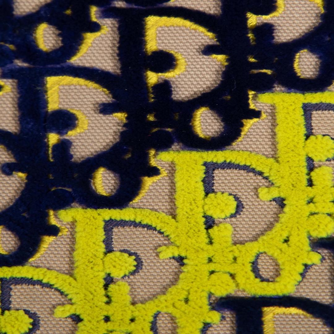 Women's Dior 2016 Velvet Monogram Diorama Crossbody Bag