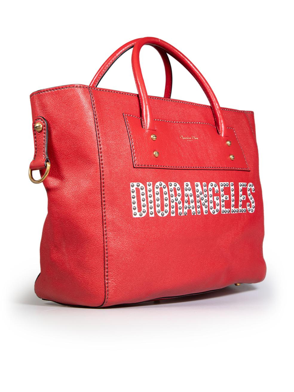 CONDITION is Very good. Minimal wear to bag is evident. Minimal wear to inner suede lining, minor scratches to the bottom hardware stoppers of the bag on this used Dior designer resale item.
 
 Details
 Model: Diorangeles 
 Datecode: 36-MA-1117