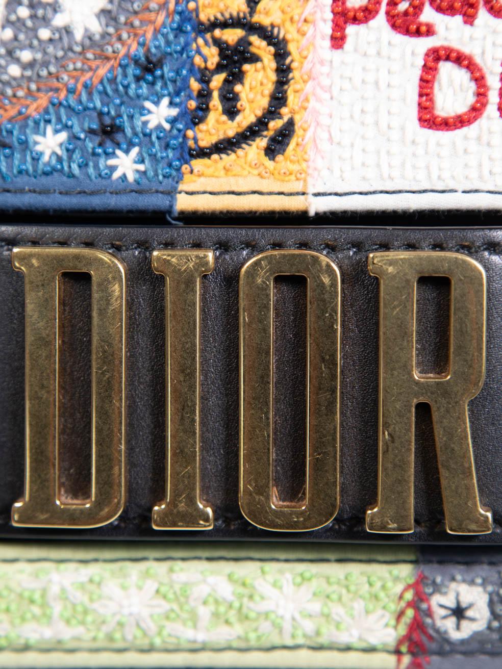 Dior 2018 Dio(r)evolution Beaded Flap Bag In Good Condition In London, GB