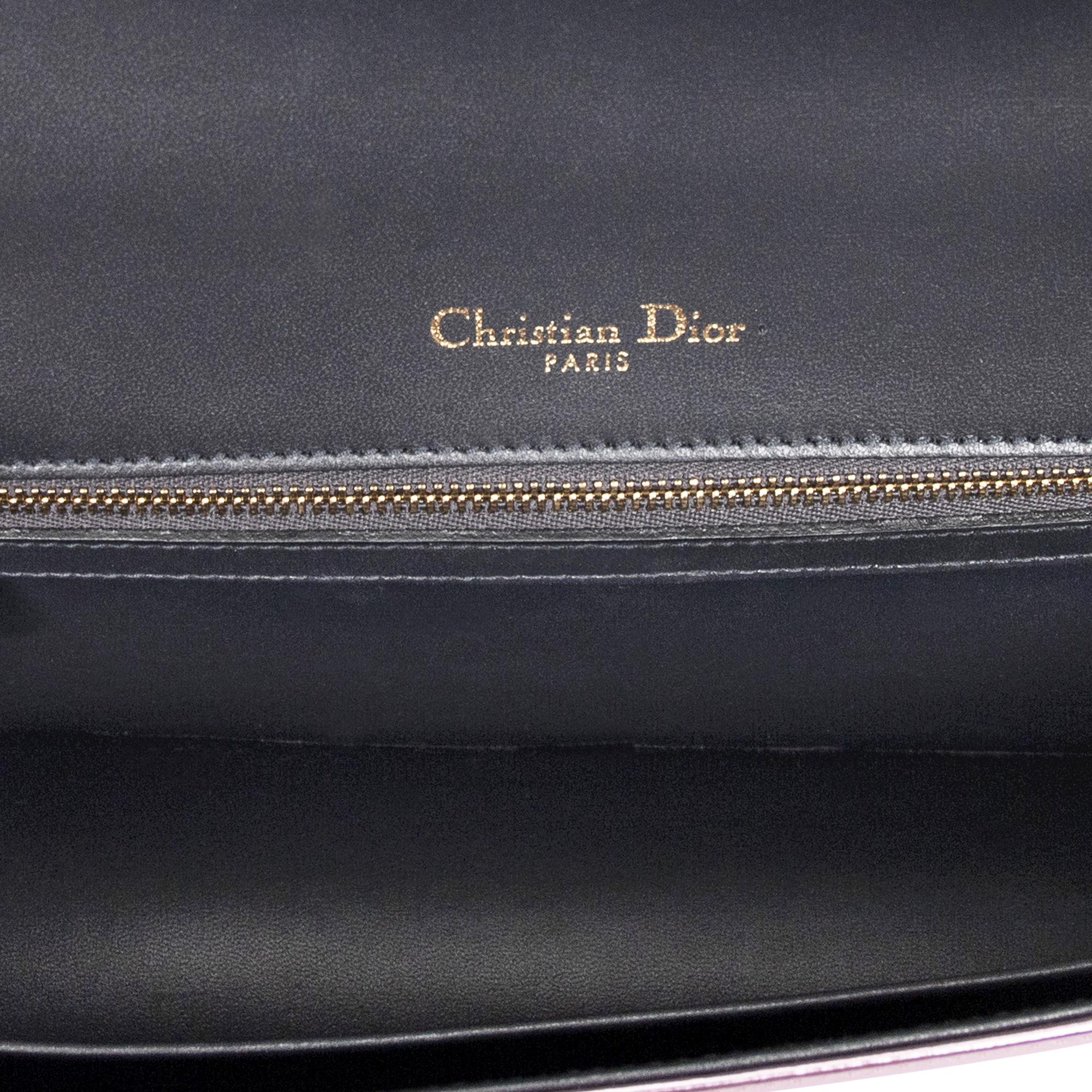 Dior 2018 Metallic Pink Cannage Crossbody Bag For Sale 1