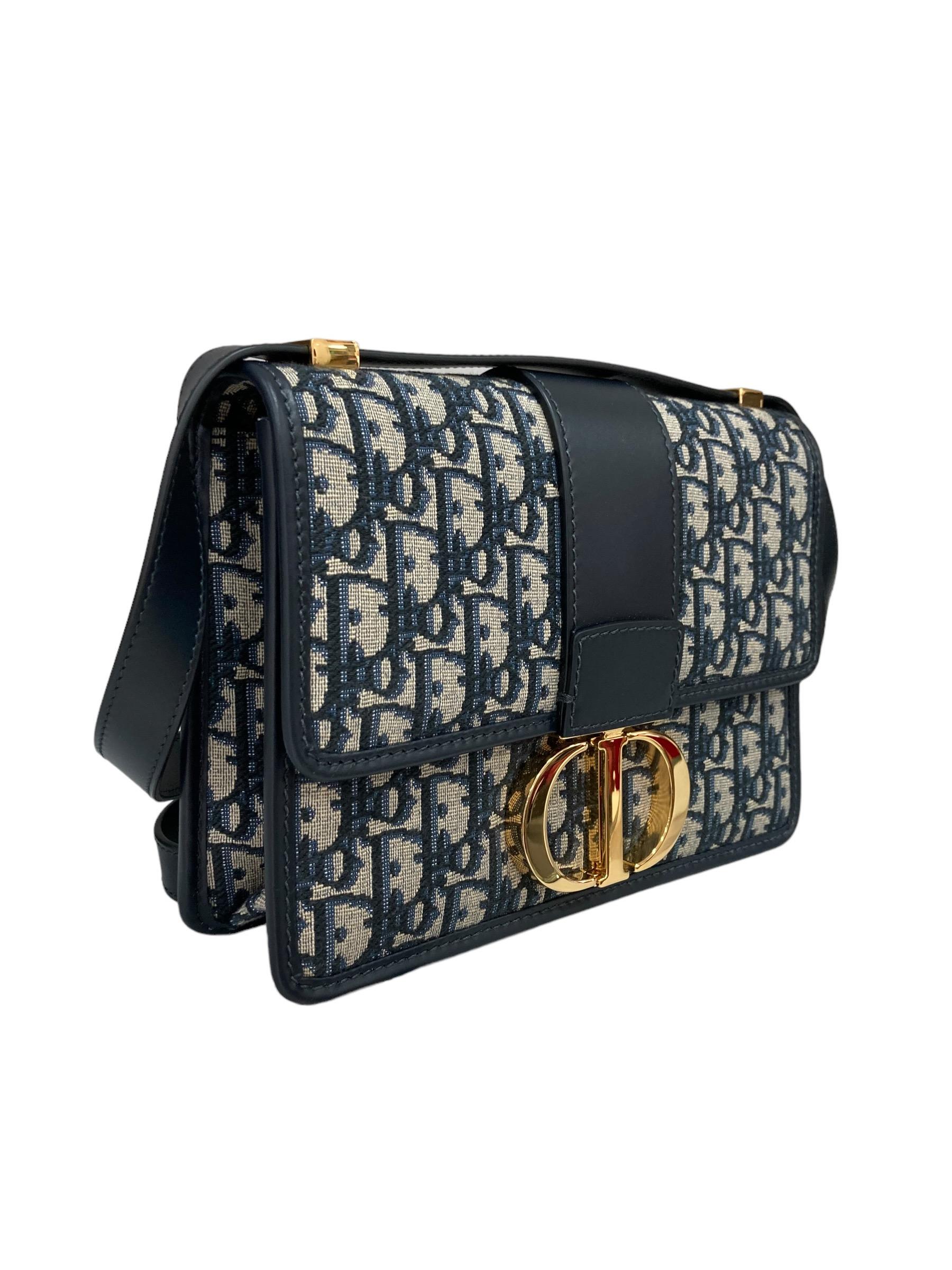 Dior 30 Montaigne Jacquard Oblique In Excellent Condition In Torre Del Greco, IT