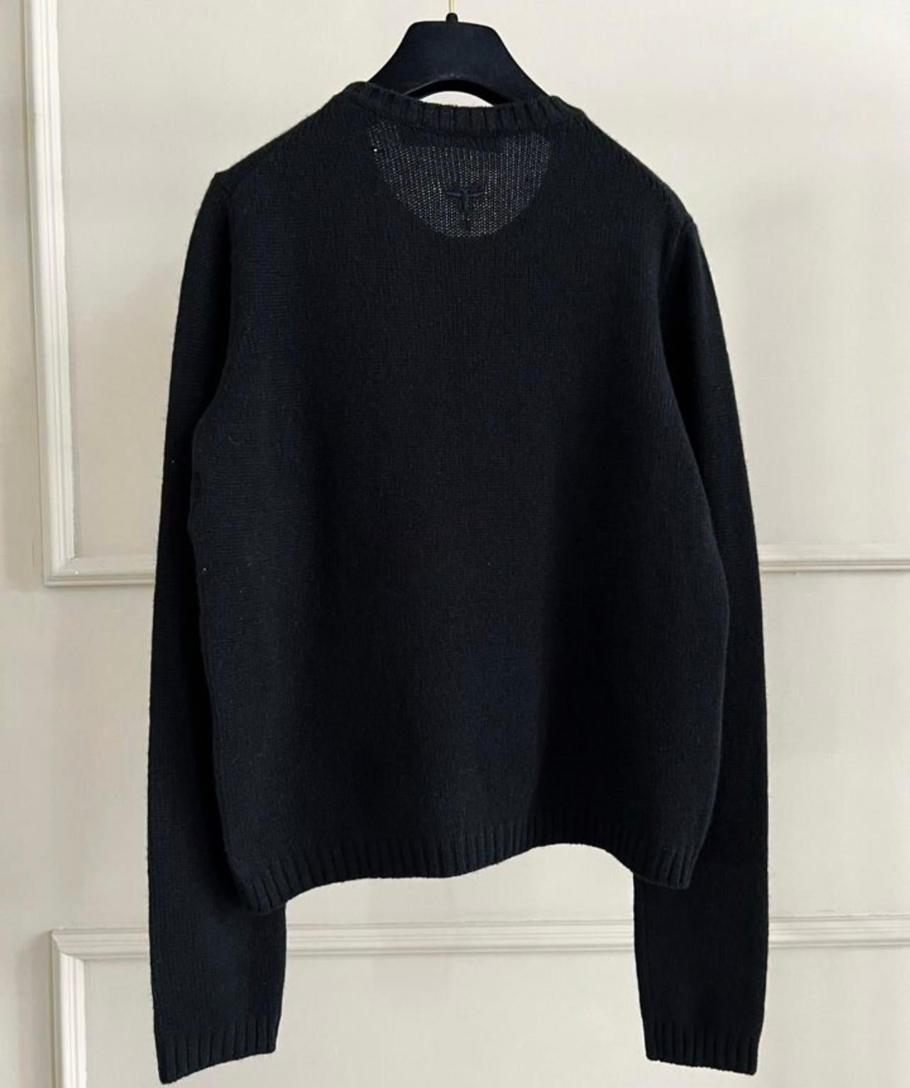 Dior 3K$ New Cashmere Embroidered Jumper 2