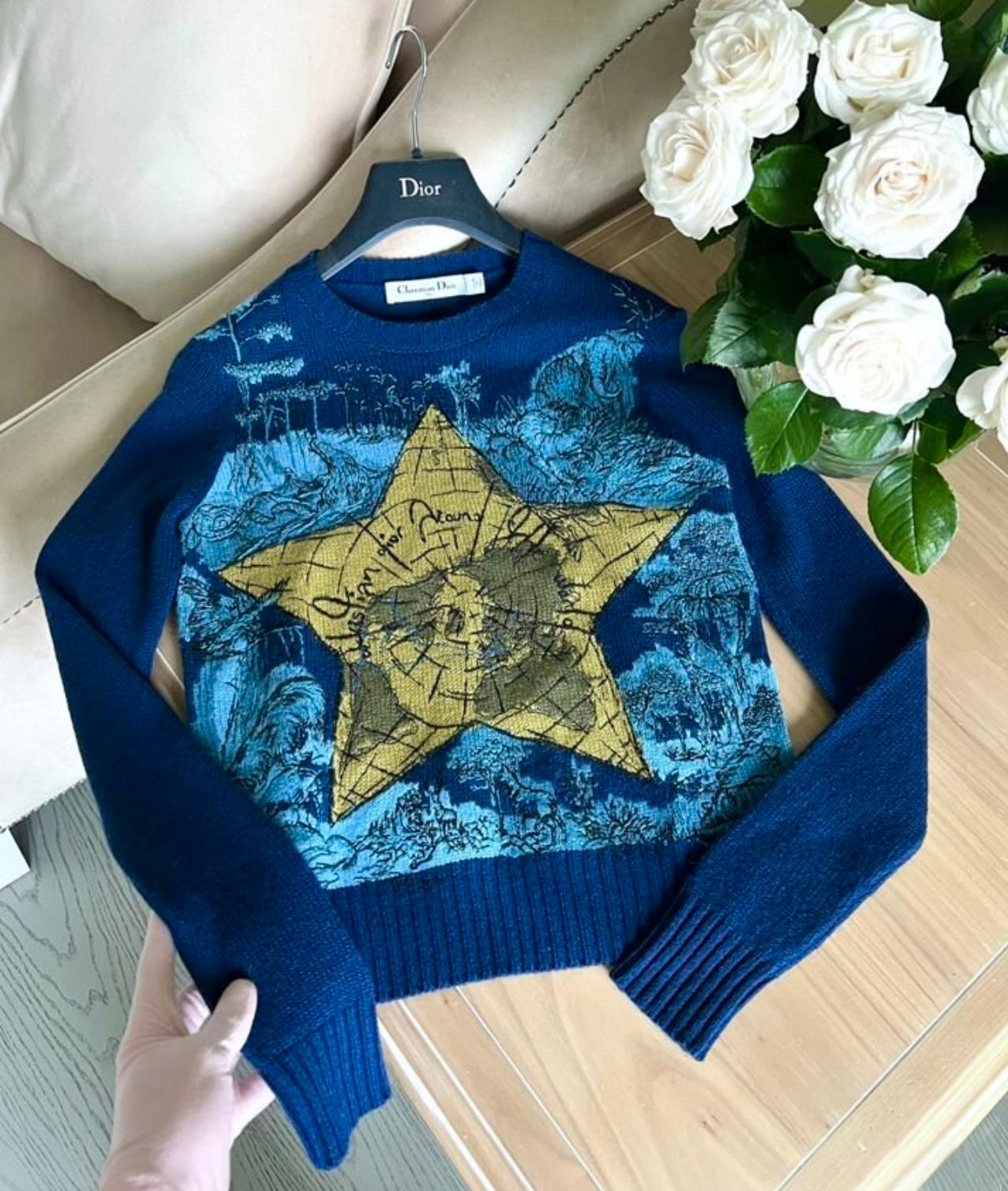 Dior 3K$ New Embroidered Cashmere Jumper 7