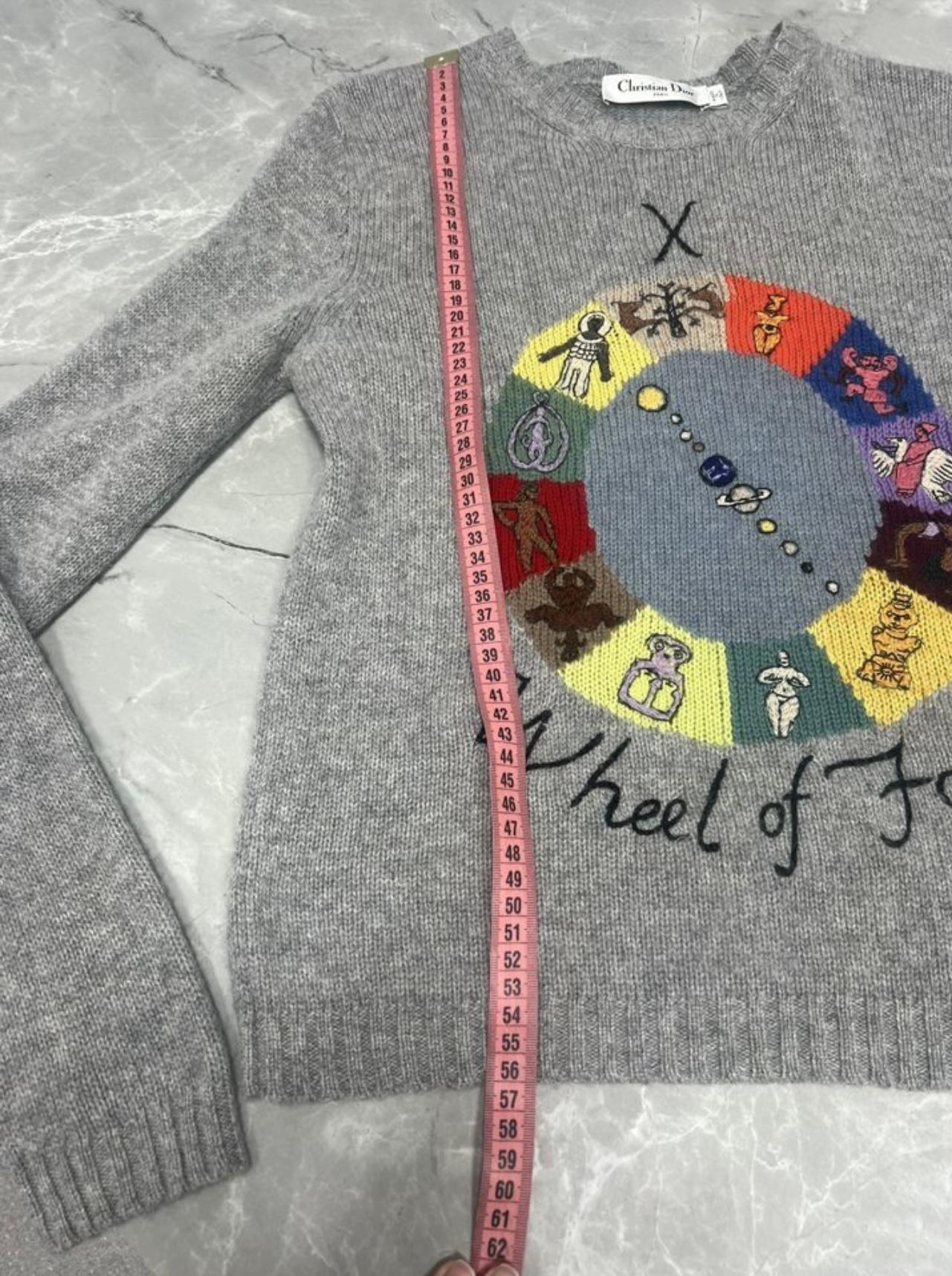 Dior 3K$ Tarot Inspired Wheel of Fortune Jumper 2