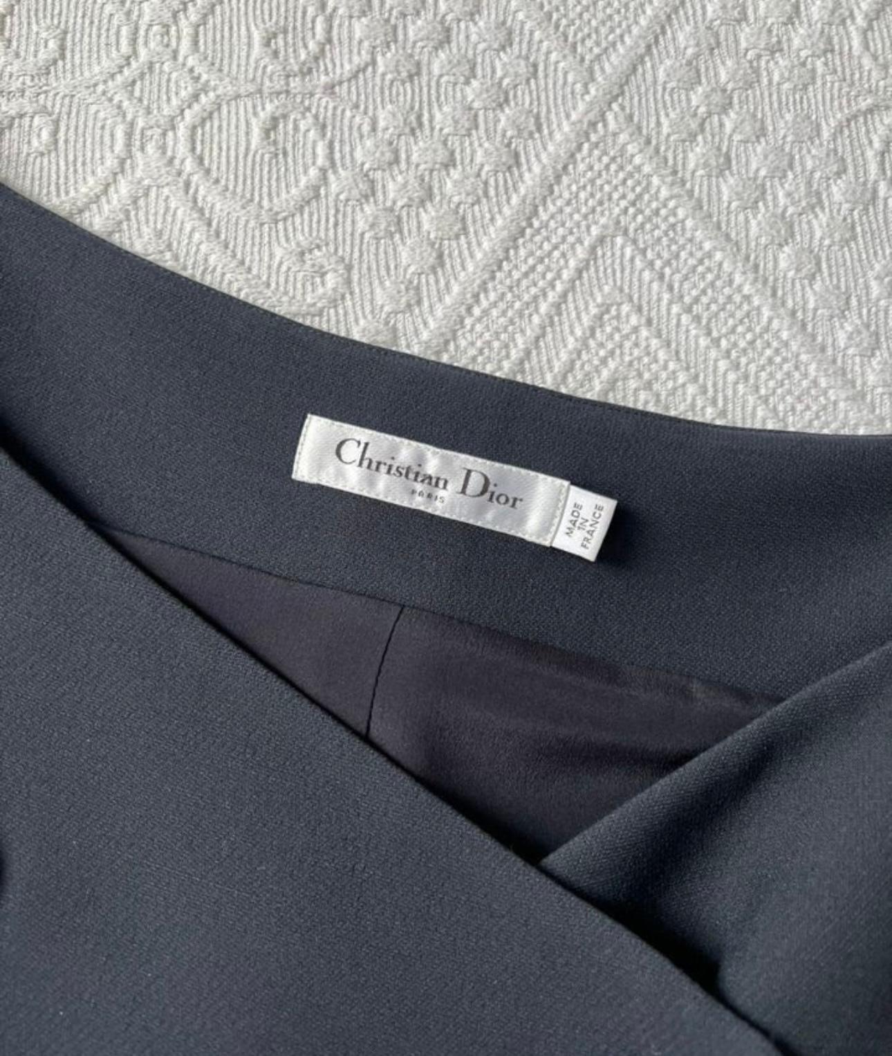 Dior 5K$ Iconic Dark Navy Robe à double boutonnage 6