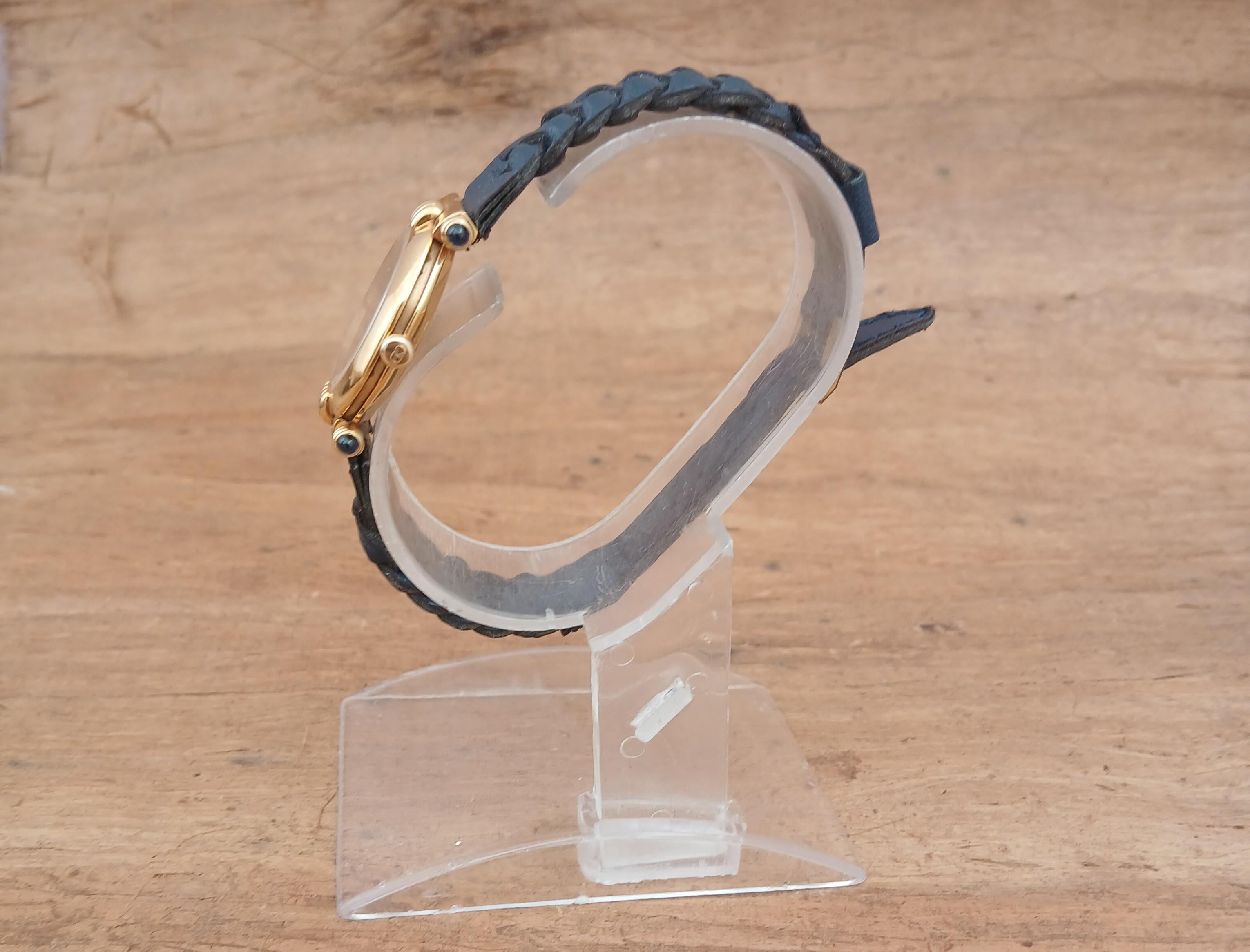 De las mujeres Reloj Dior 64151 Oro Azul Marino Octógono Mujer en venta