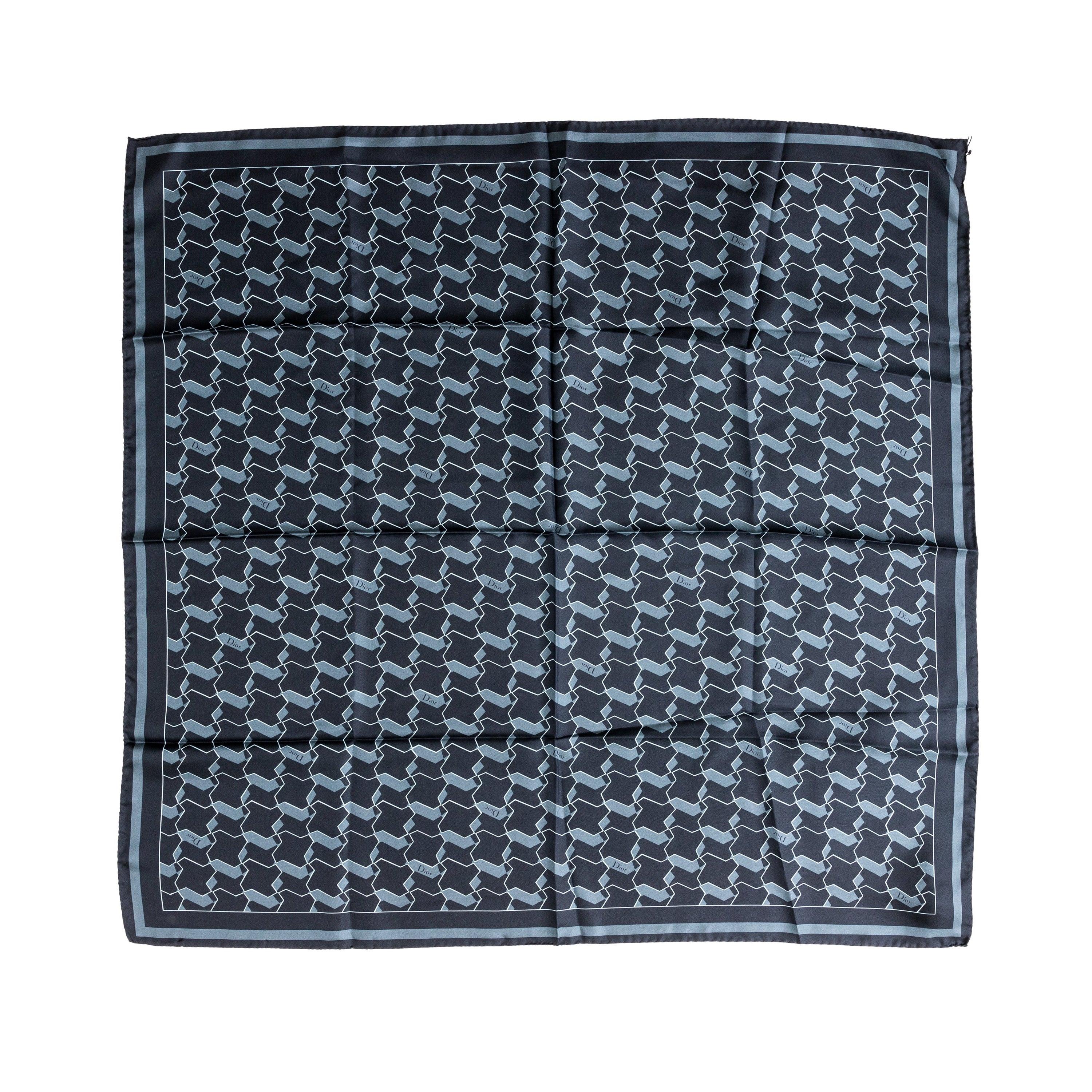 Bufanda Dior estampado abstracto - Años 20 Negro en venta