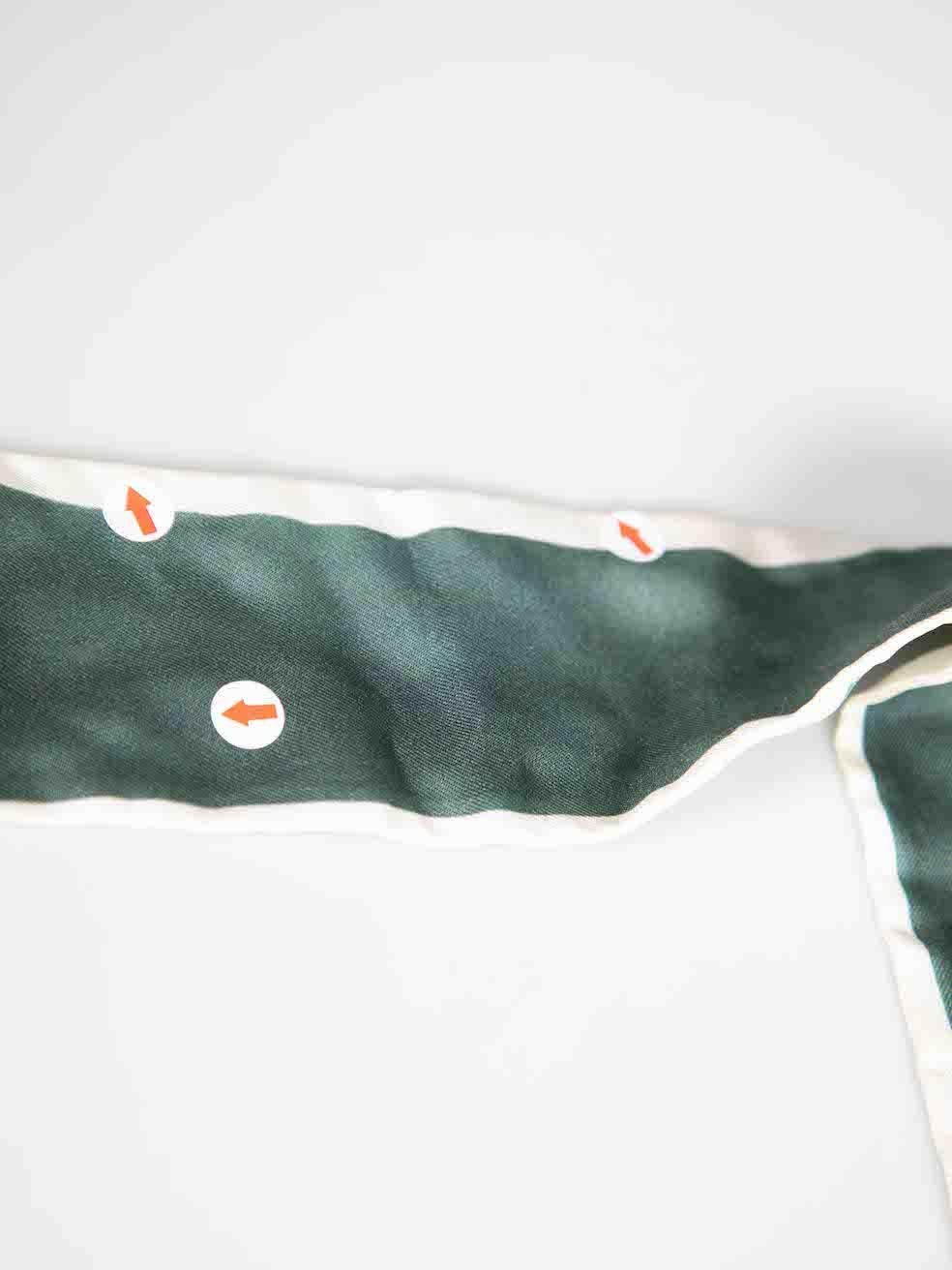 Dior Abstract Printed Twilly Scarf 1