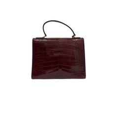 Dior Addict Burgundy Top-Handle Bag