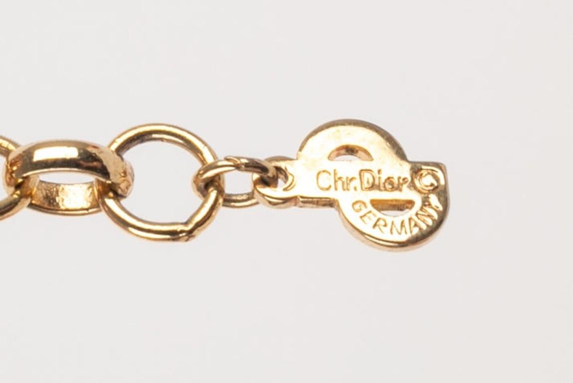 Dior Articulated Golden Metal Necklace 2