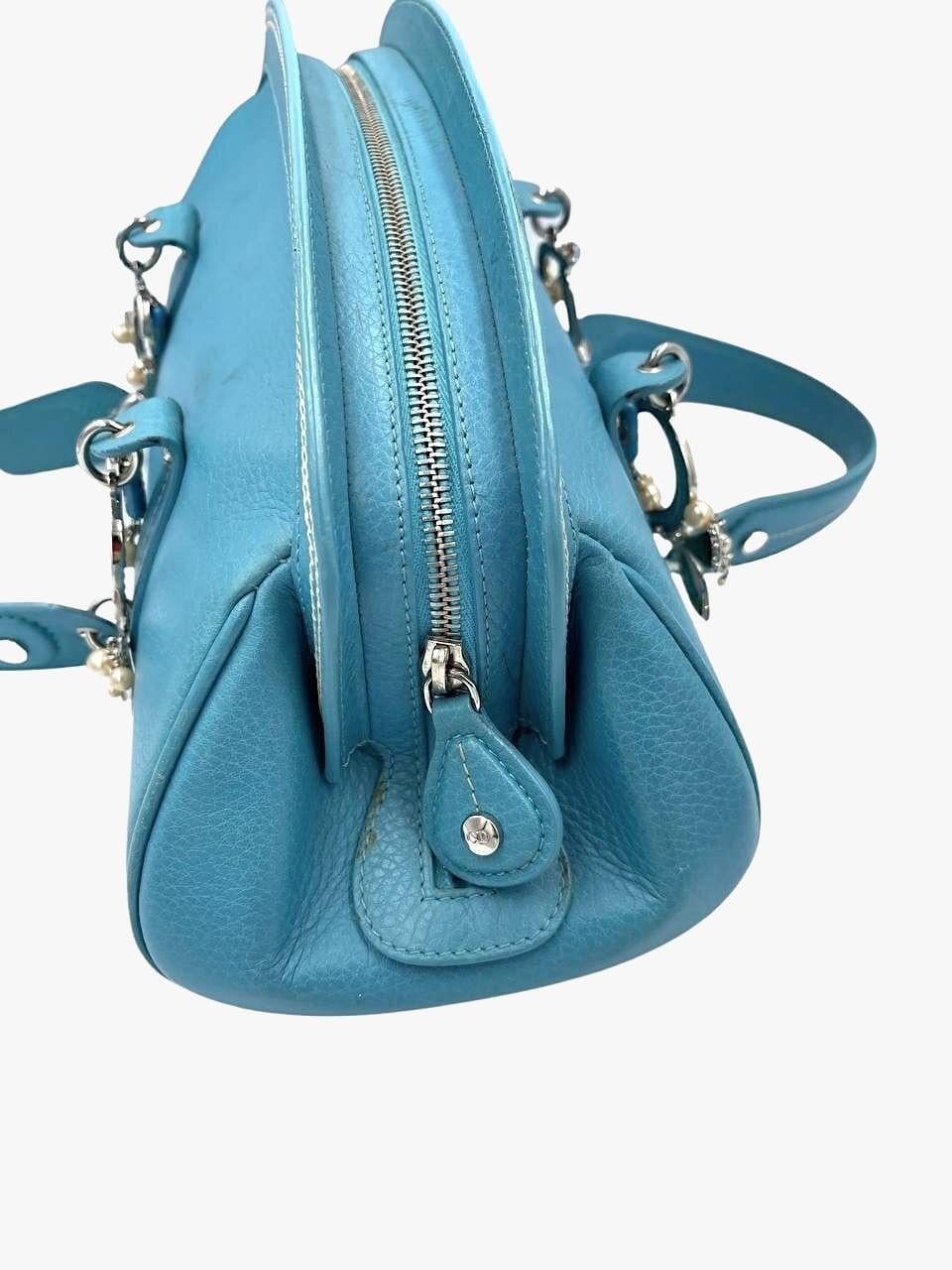 Women's Dior Asia Collection Blue Top-handle bag by John Galliano, SS 2003