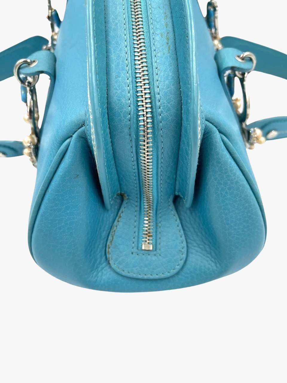 Dior Asia Collection Blue Top-handle bag by John Galliano, SS 2003 2