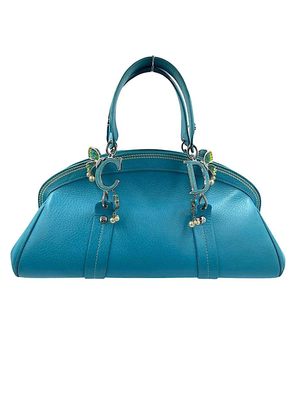 Dior Asia Collection Blue Top-handle bag by John Galliano, SS 2003 4
