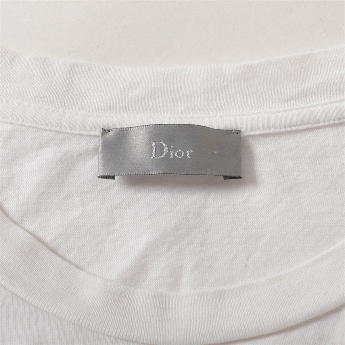 Dior Atelier Logo-T-Shirt aus Baumwolle in Weiß im Angebot 1