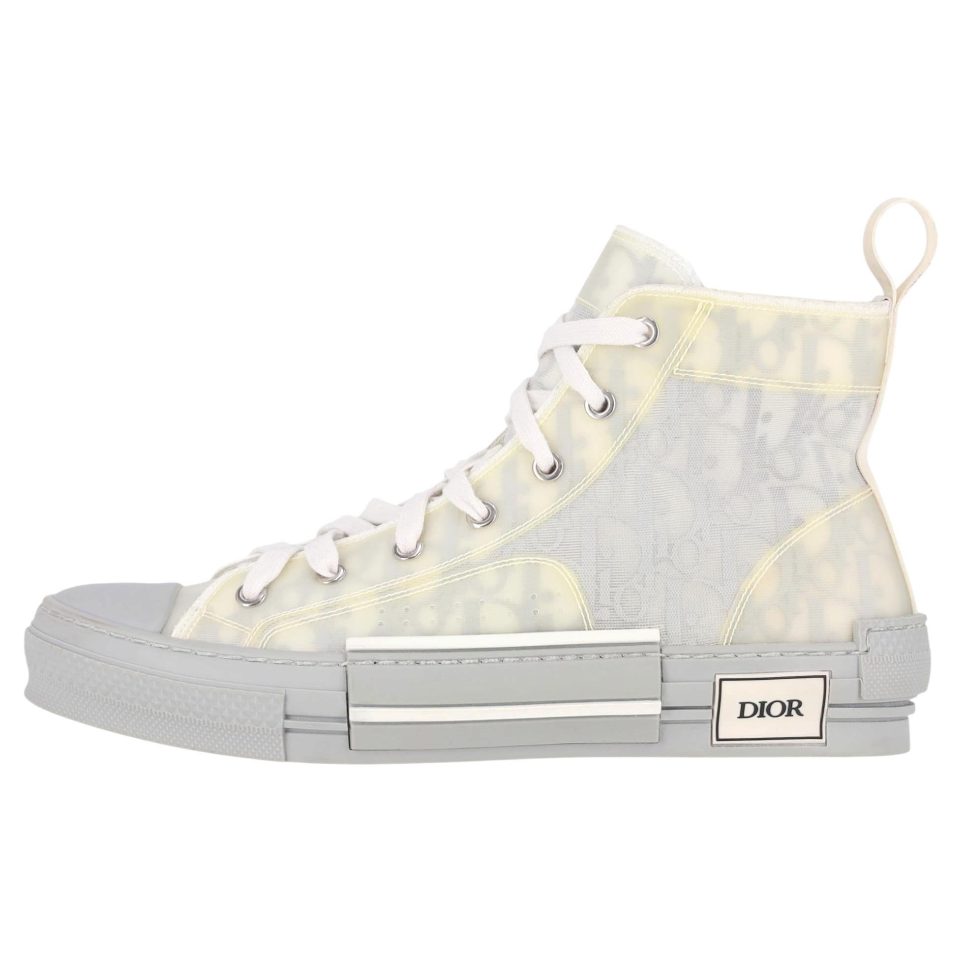 Dior B23 Schräge High-Top-Sneakers