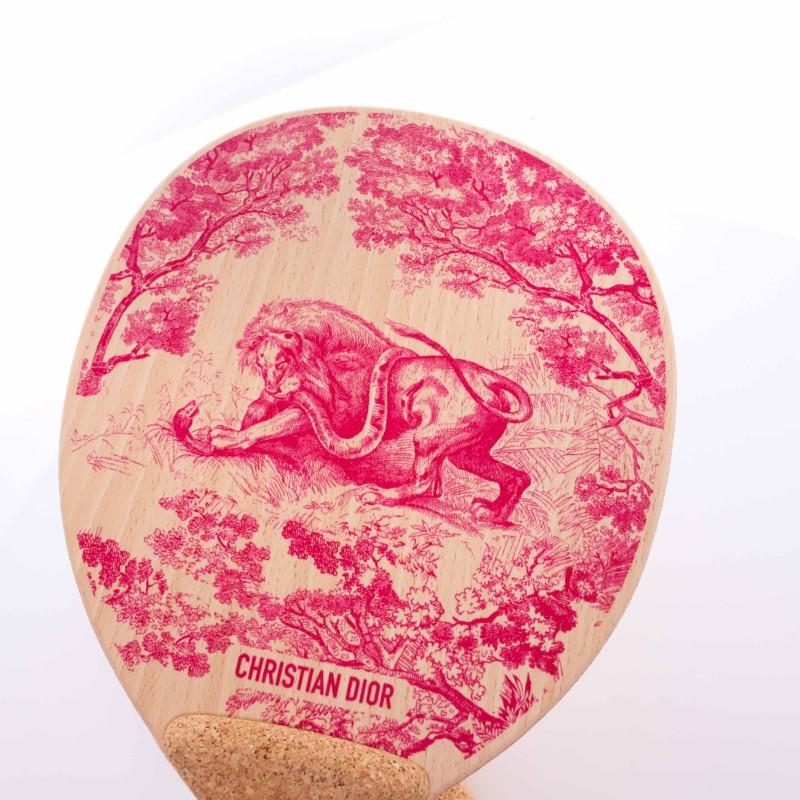 Pink Dior Beach Rackets and Ball Toile de Jouy Rose