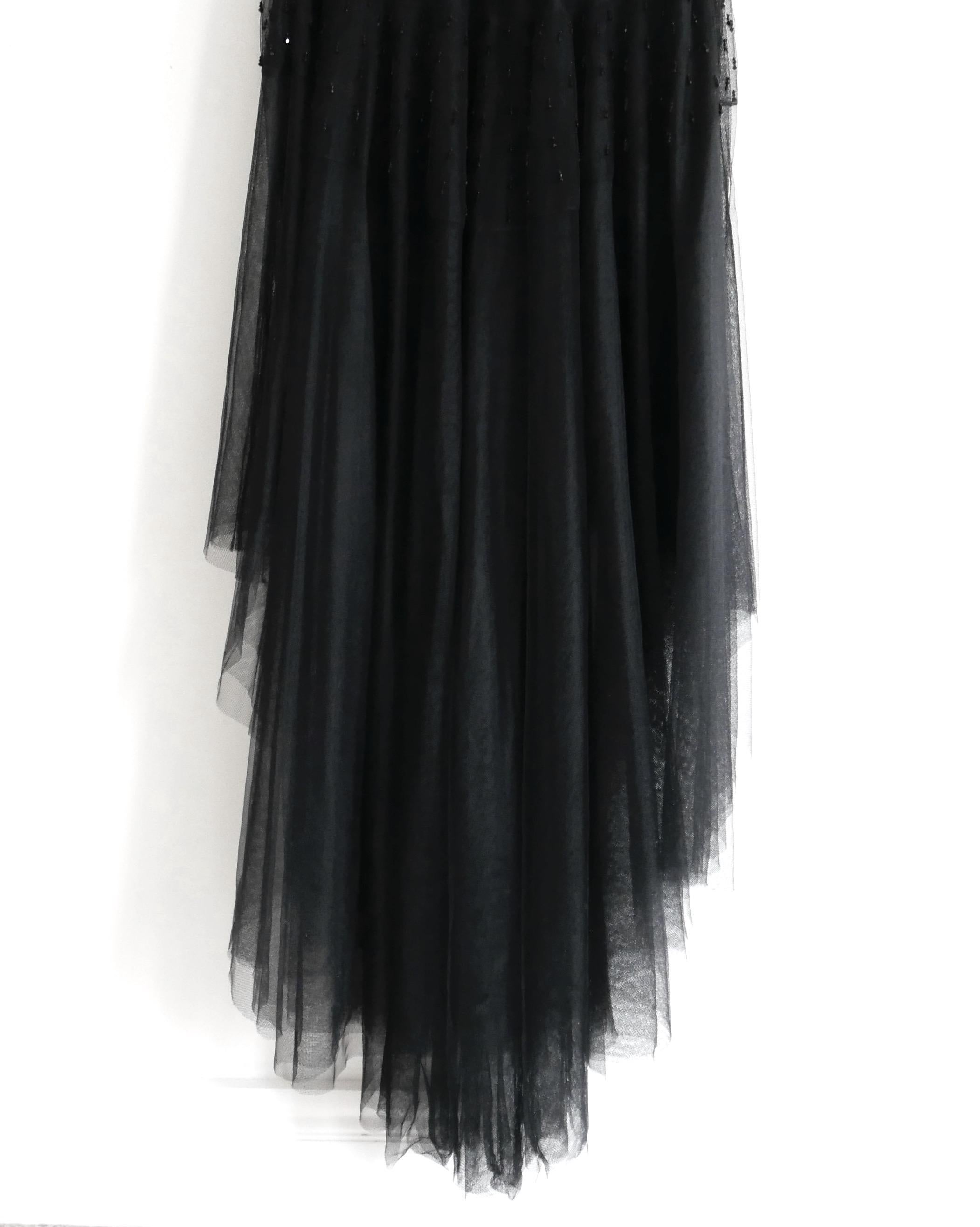 Dior Perlen-Tüll-Kleid Pre-Fall 2018 im Angebot 3
